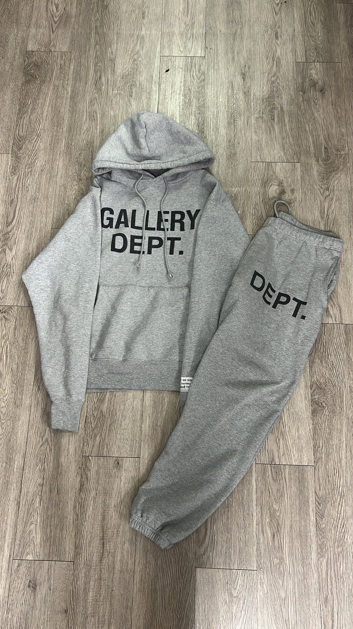Gallery Dept Grey Core Logo 8 Sweatsuit