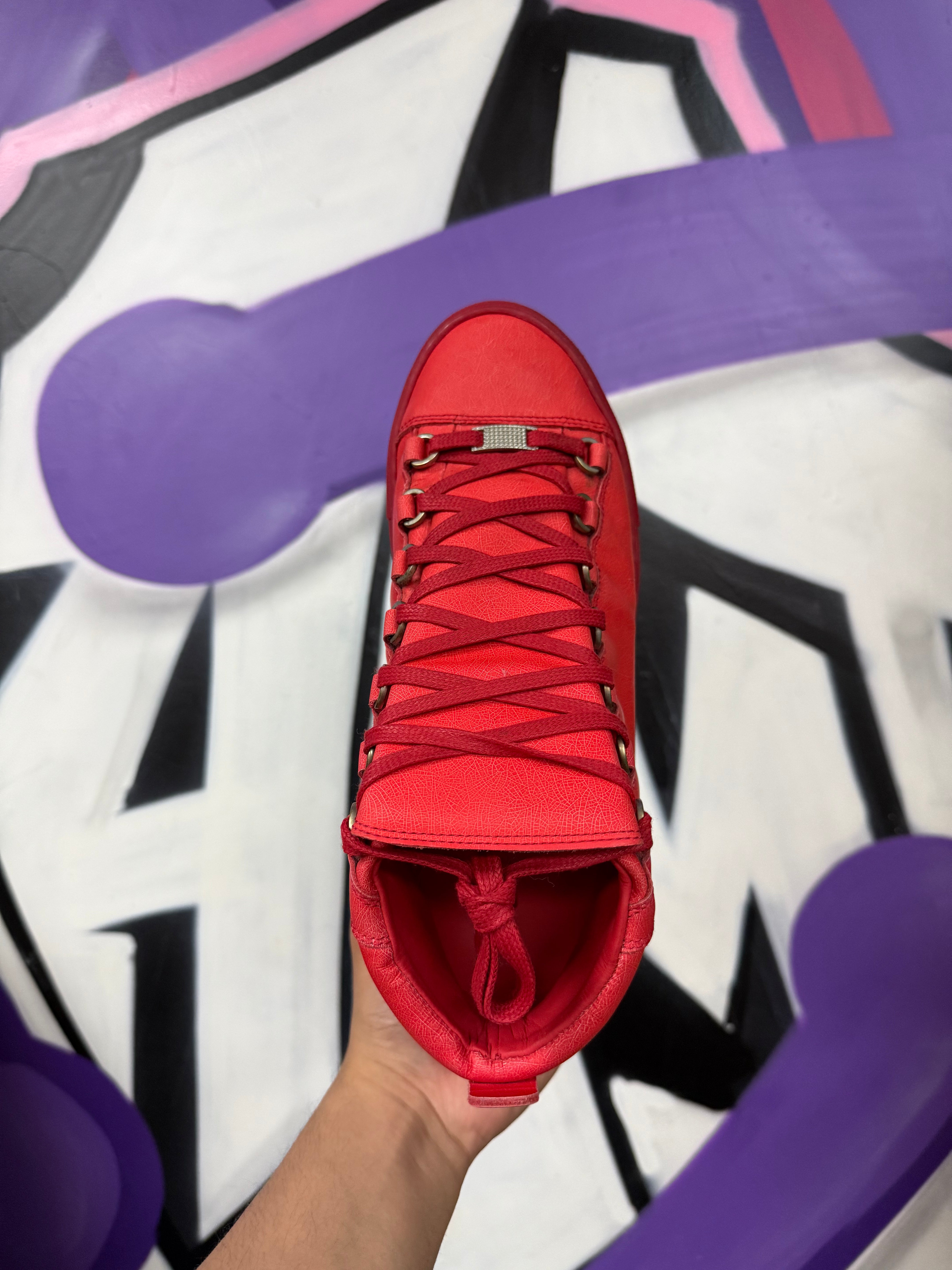 Balenciaga Red Arena Sneakers