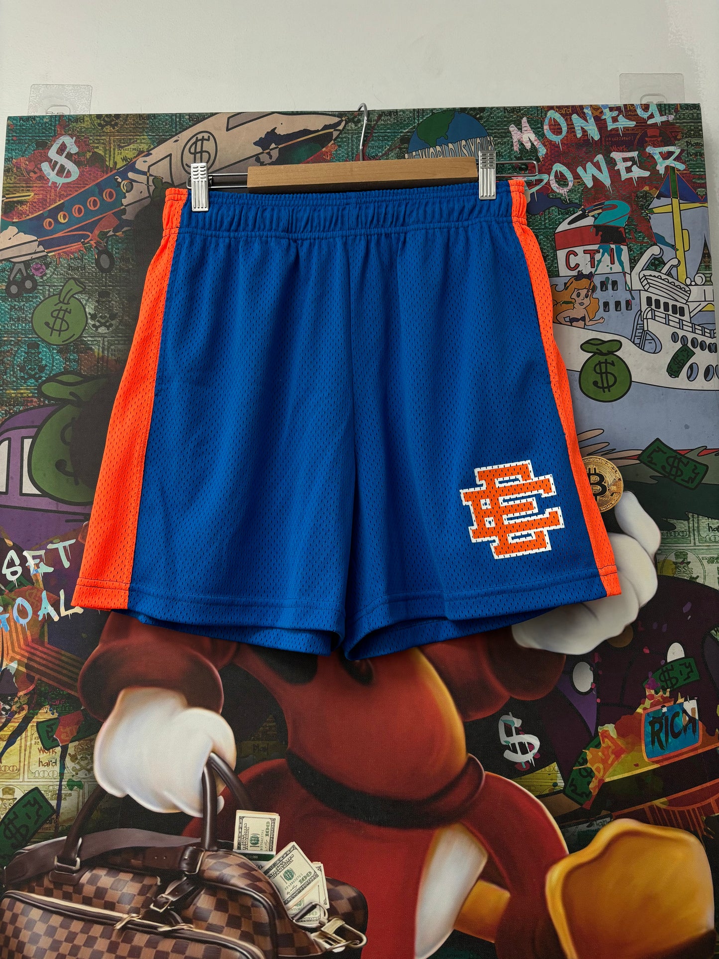 EE Blue Orange Shorts New Medium