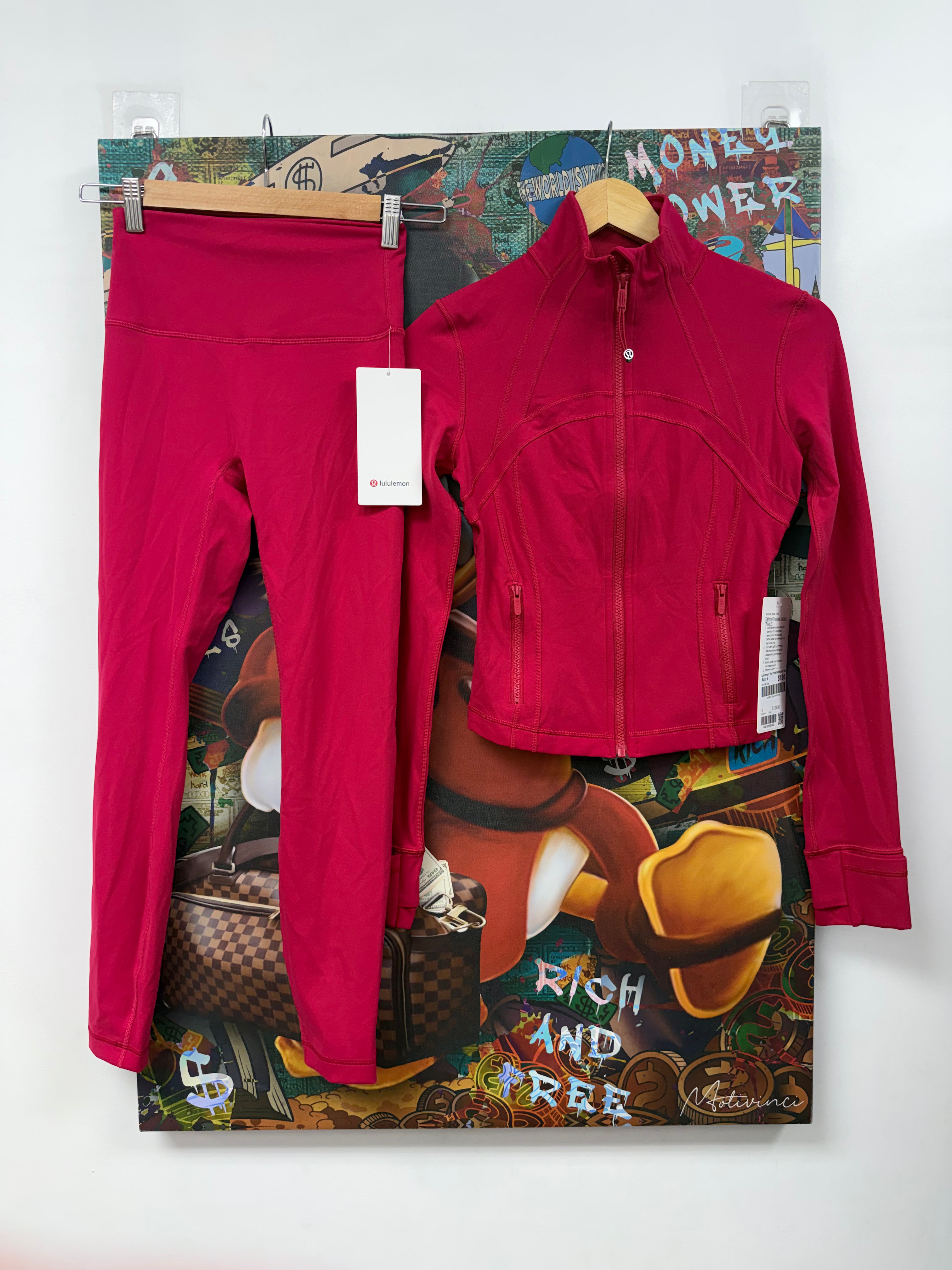 Lululemon Hot Pink Define (4) Set