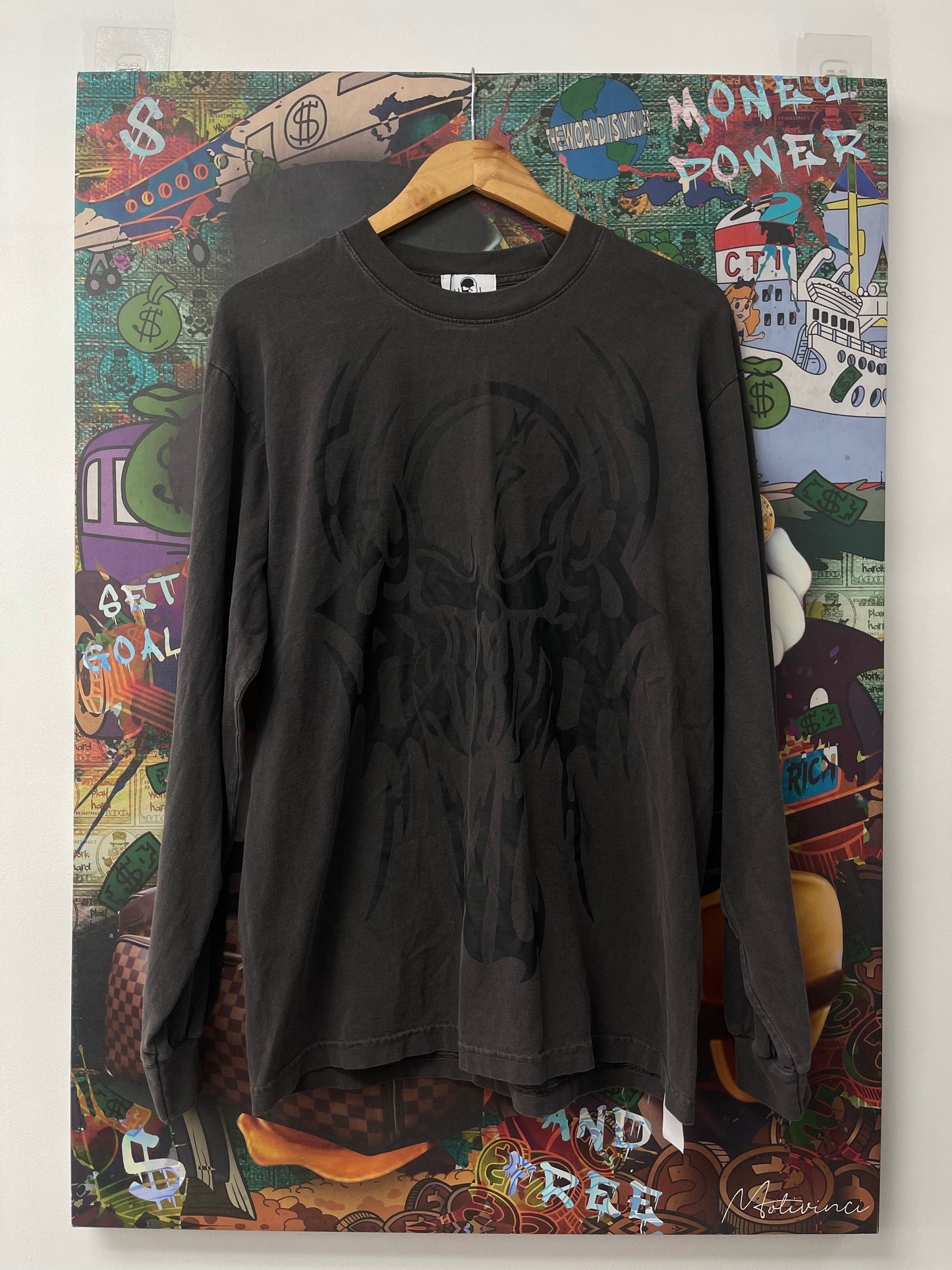 Warren Lotas Skull Grey Black LS Used