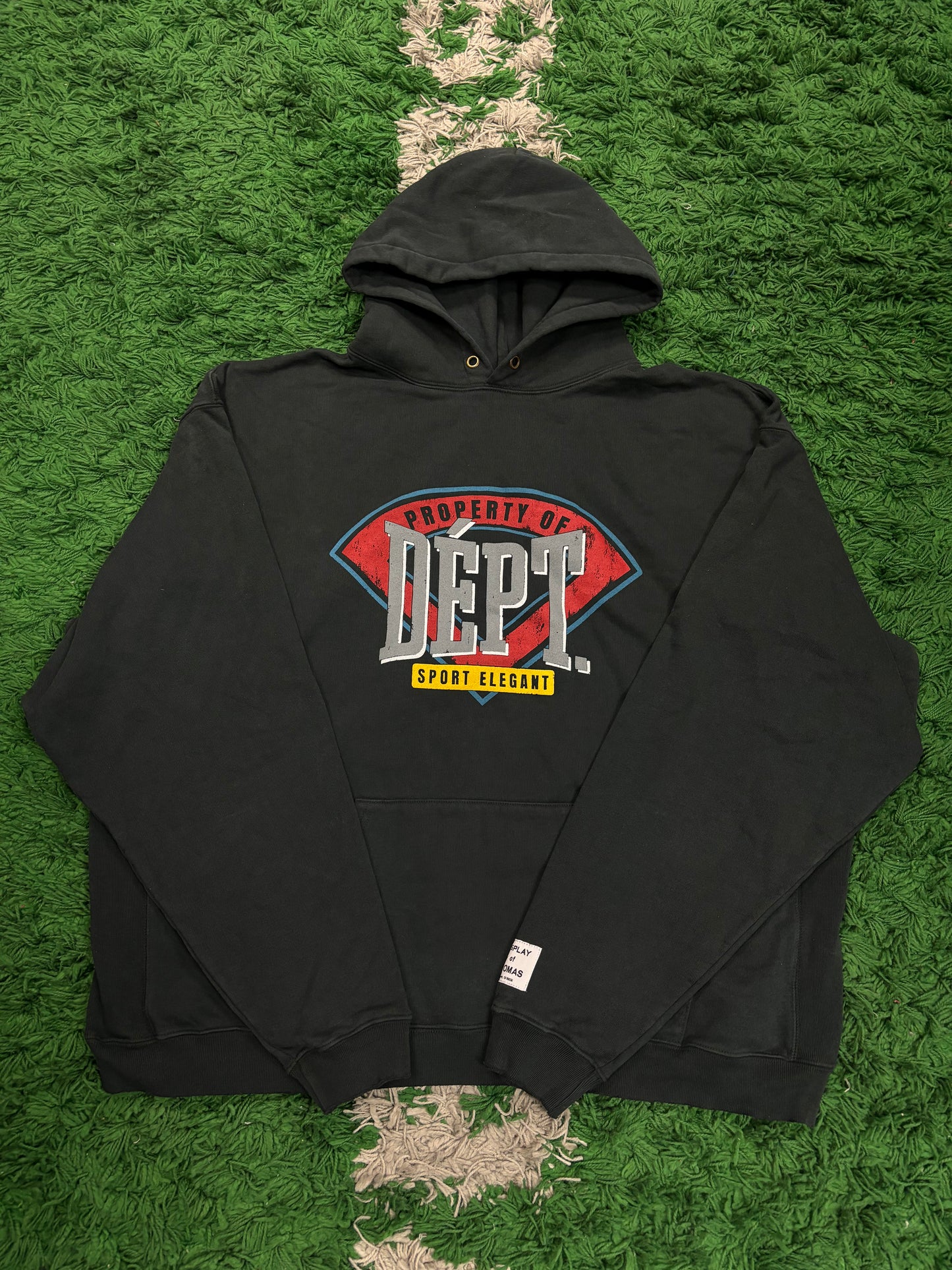 Gallery Dept Hoodie Grey Sport Elegant New XL With Tags