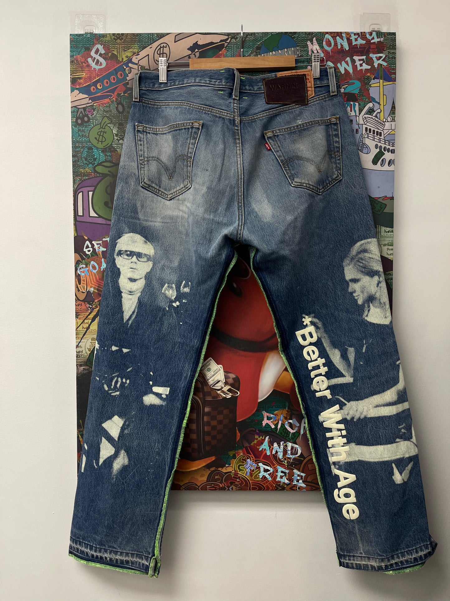 Better With Age Lemon Denim Light Wash Used