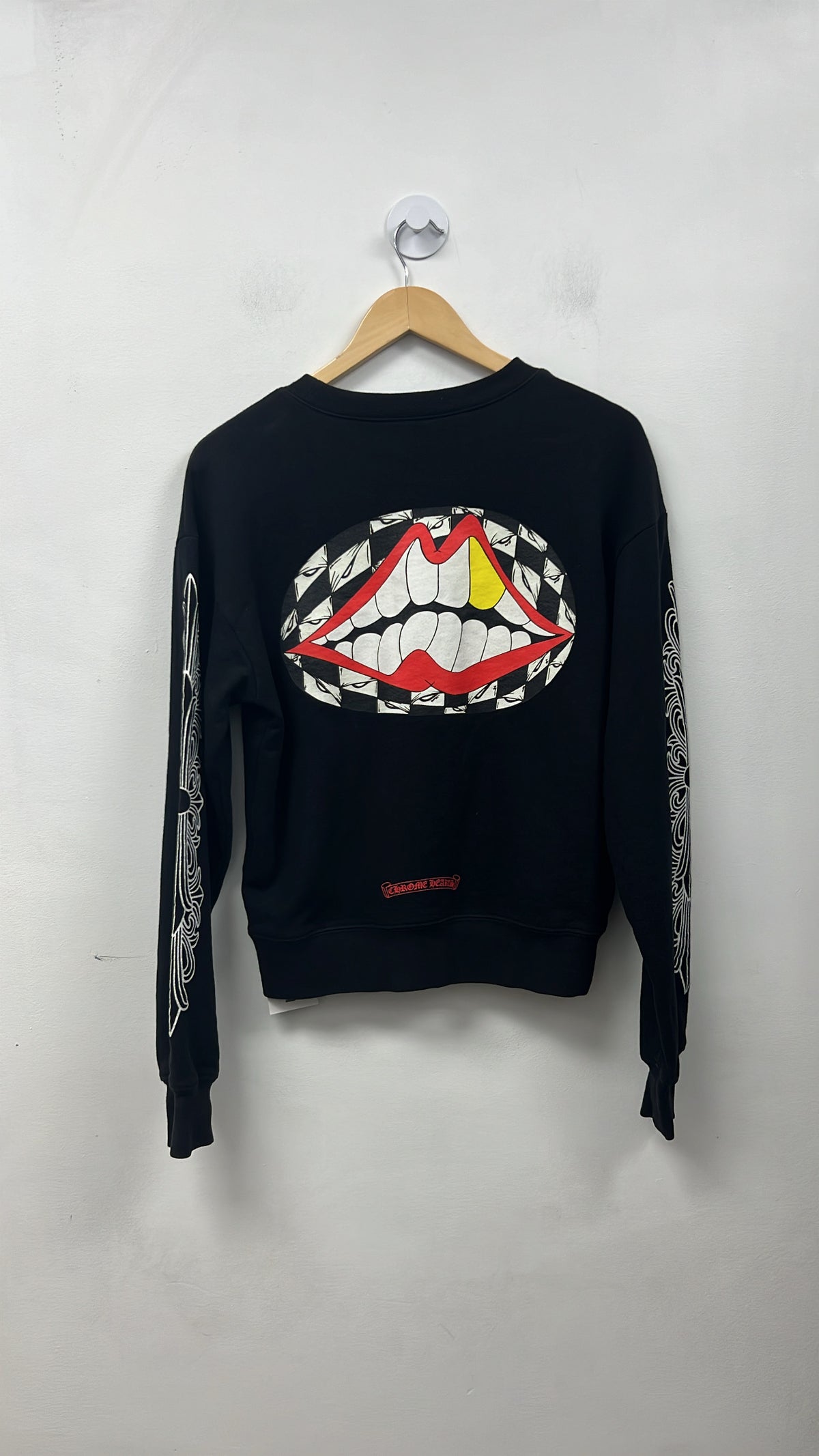 Chrome Hearts Matty Boy Black Chomper Crewneck