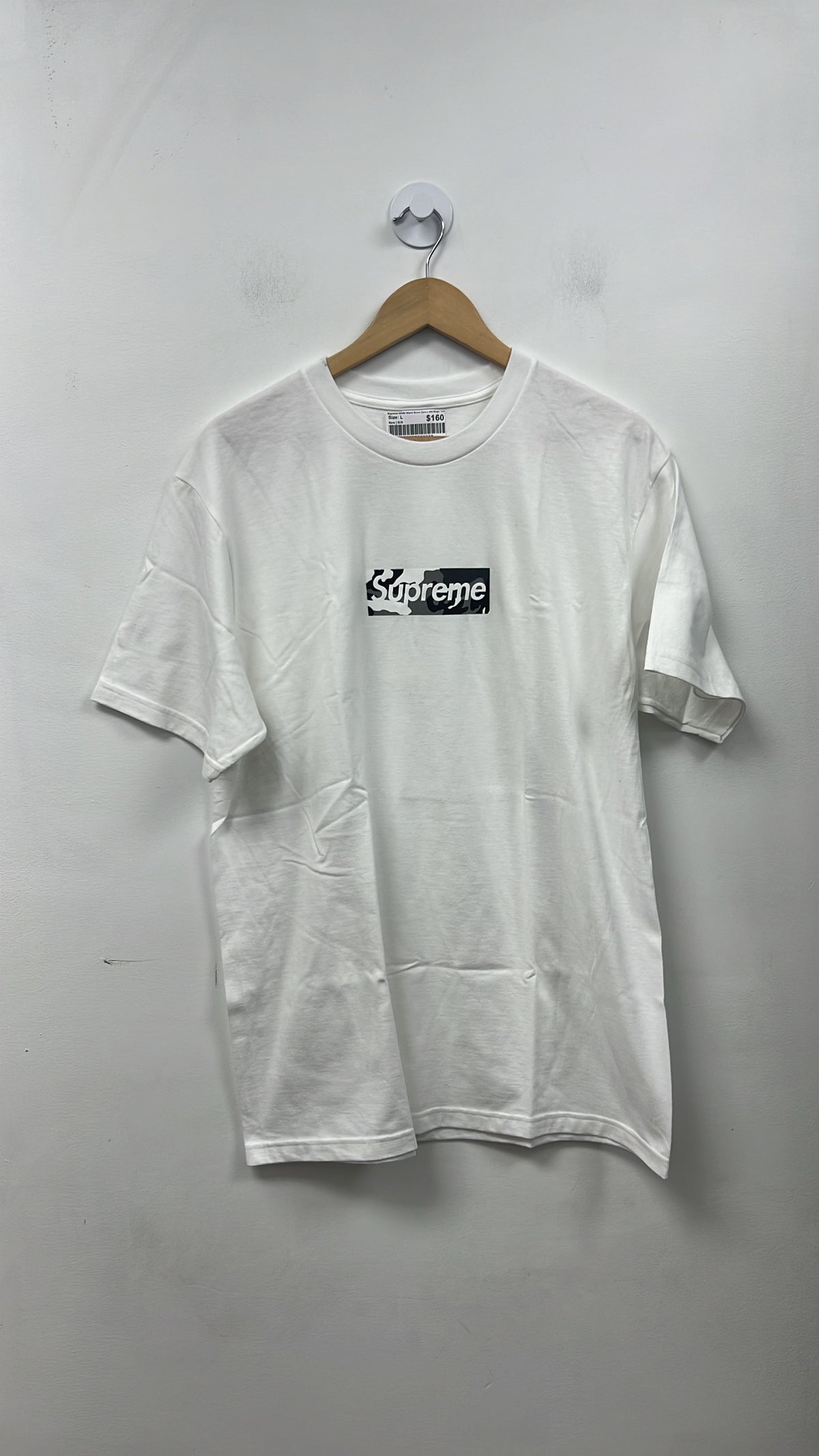 Supreme White Miami Snow Camo 305 Bogo Tee