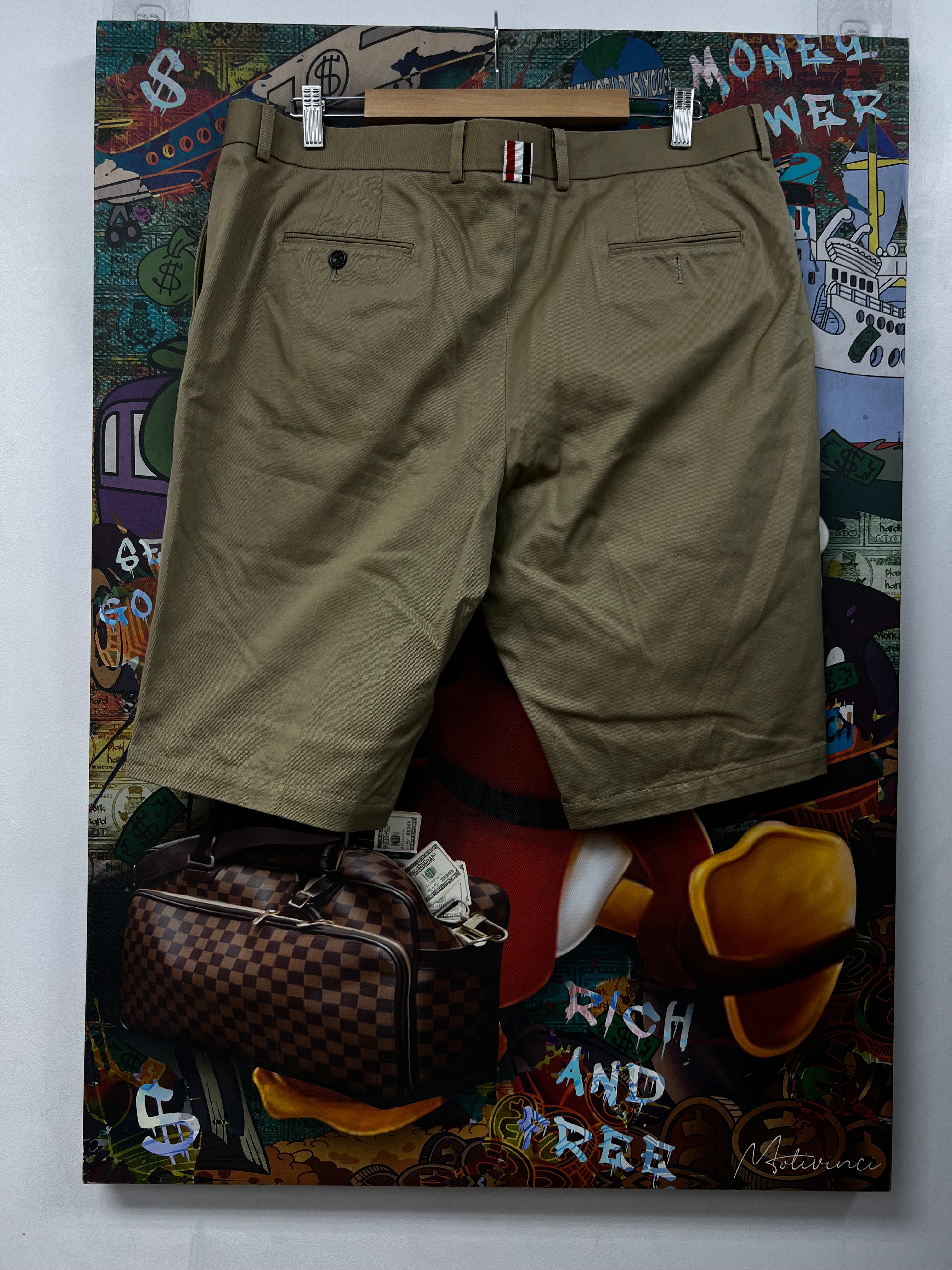 Thom Browne Khaki Shorts