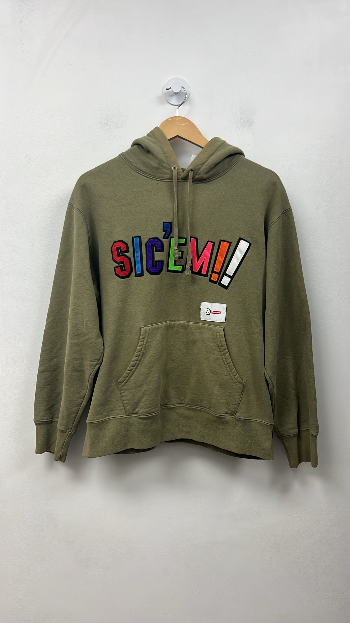 Supreme Olive Multi Sic'em Hoodie
