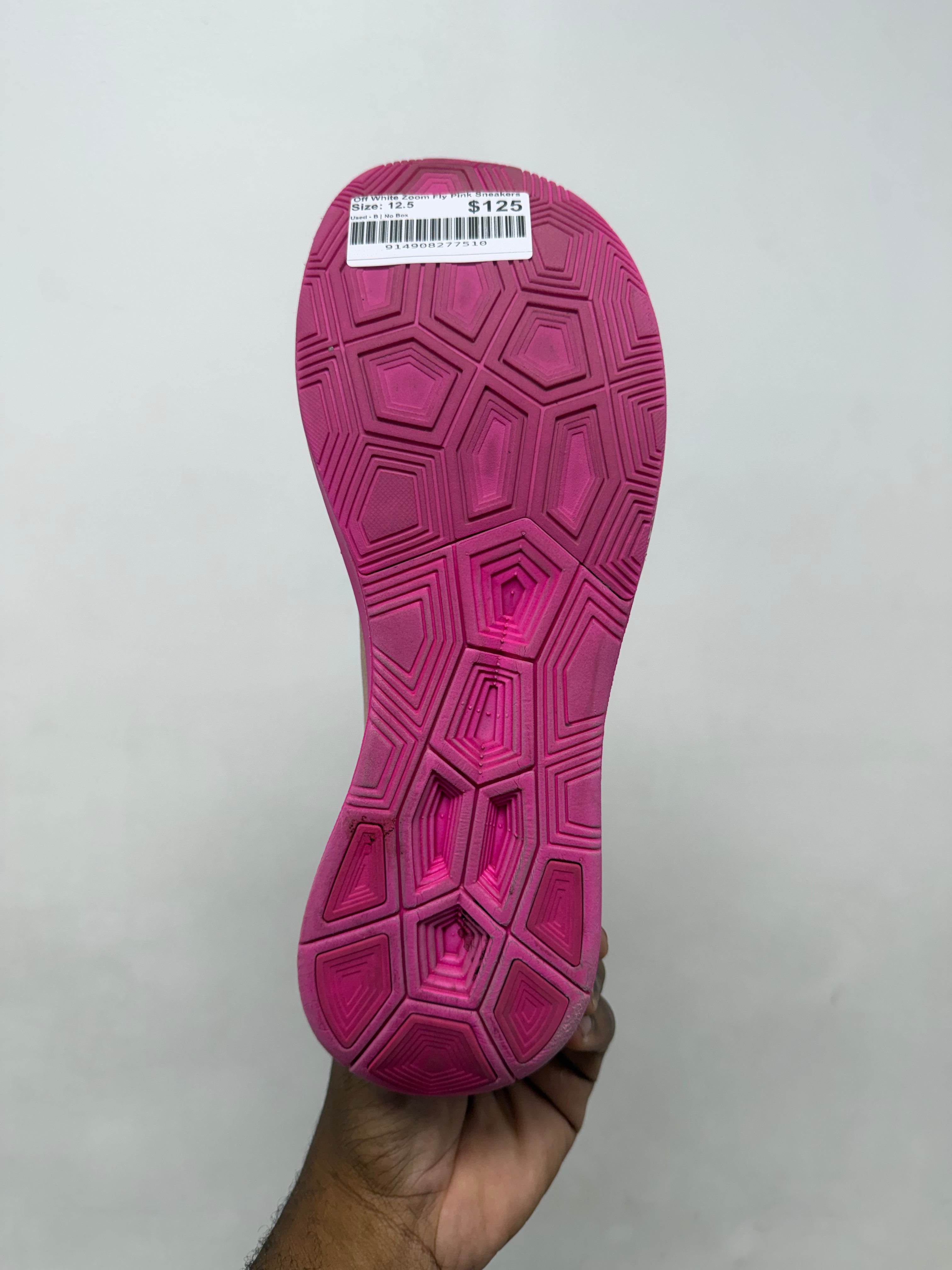 Off White Zoom Fly Pink Sneakers