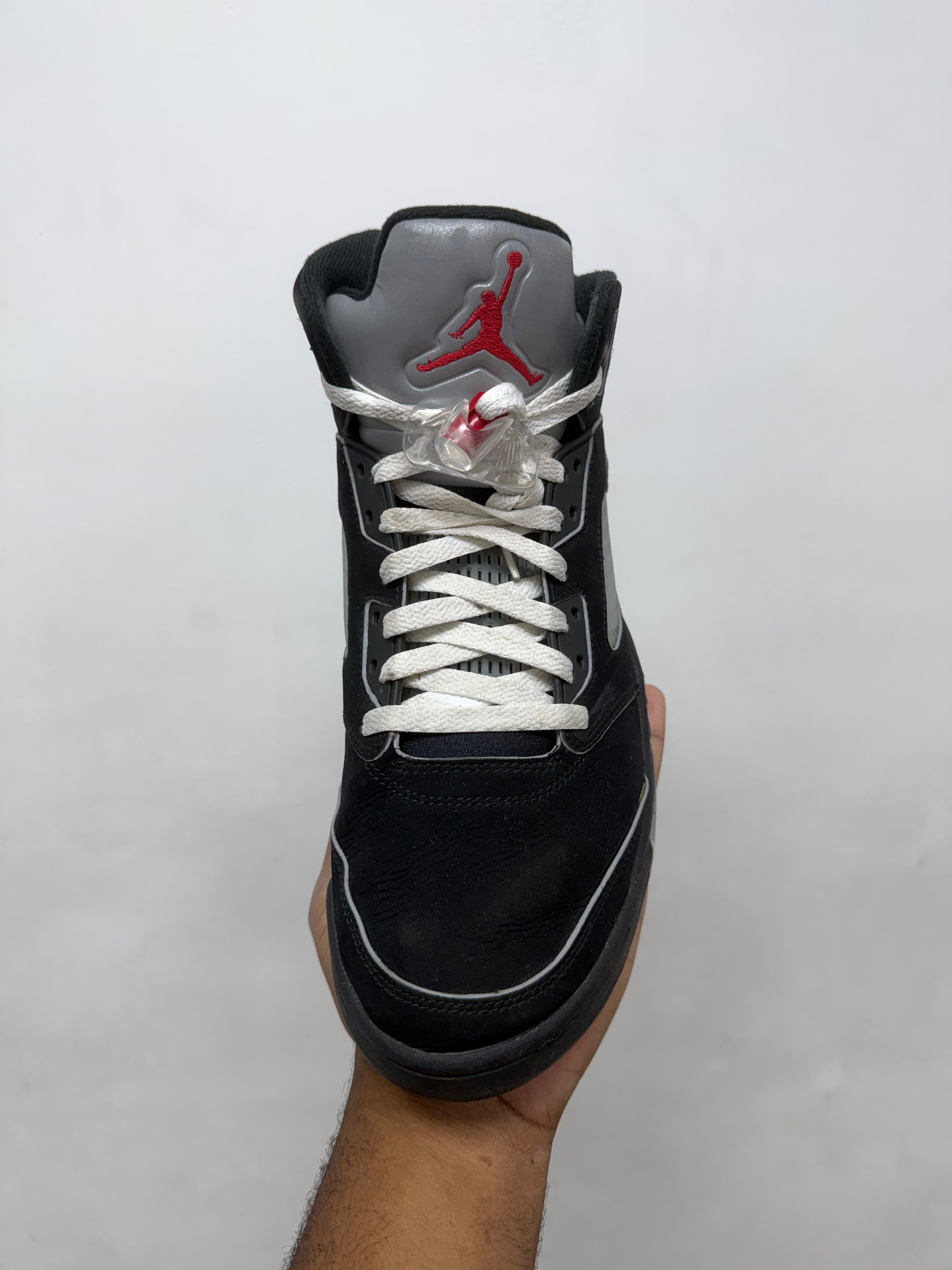 Jordan 5 Black Metallic Sneakers
