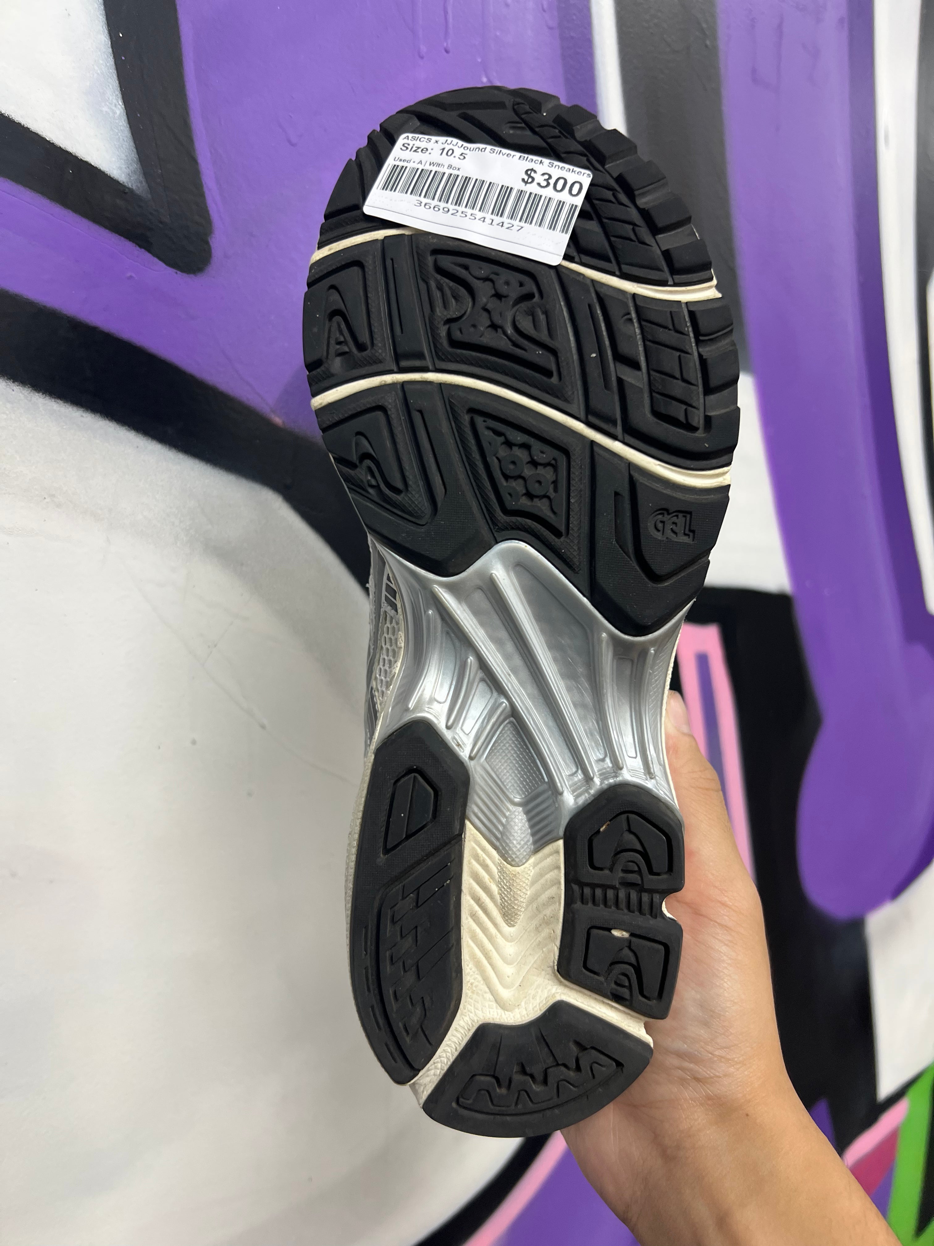 ASICS x JJJJound Silver Black Sneakers