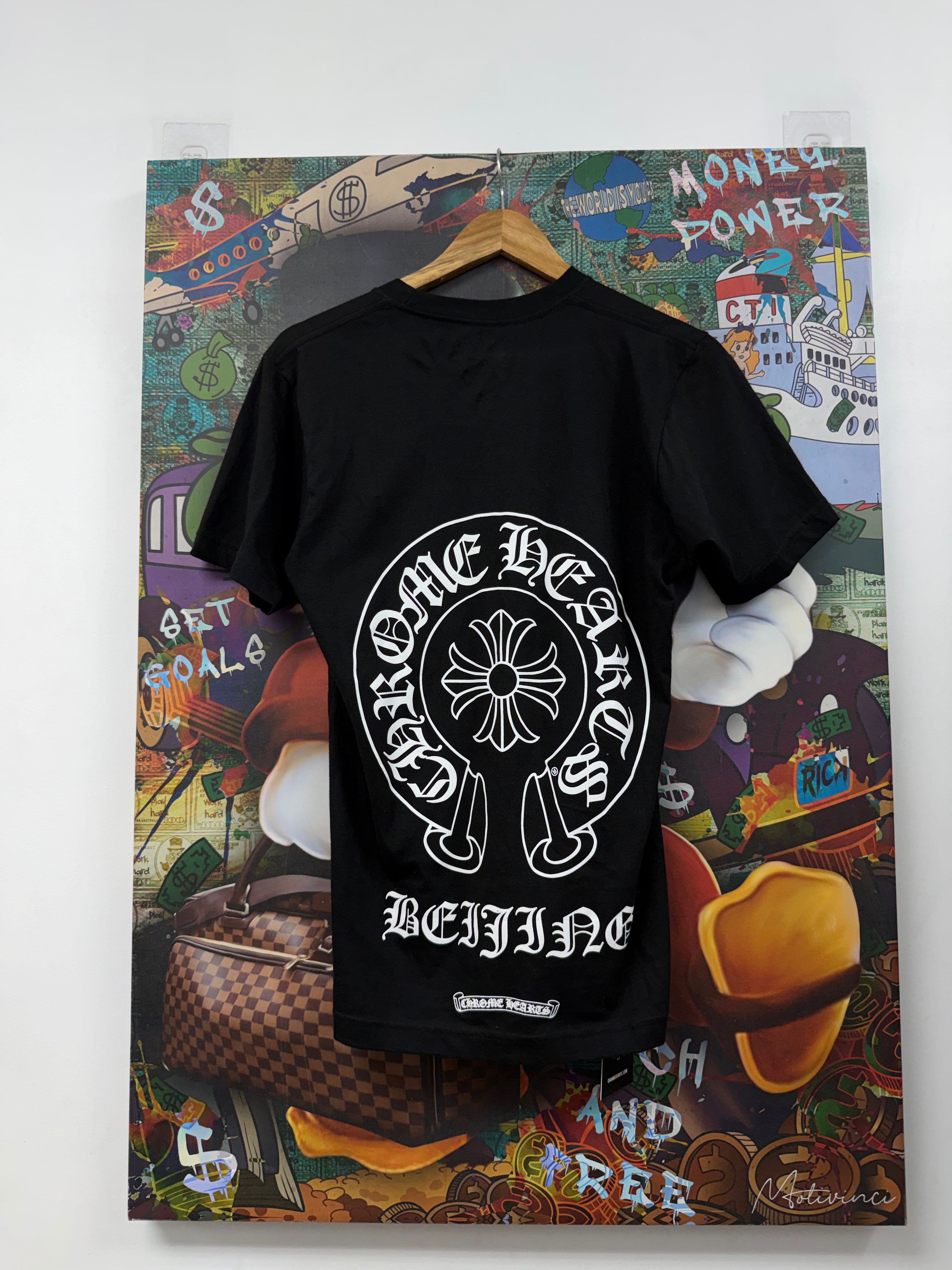 Chrome Hearts Black Beijing Horseshoe Tee