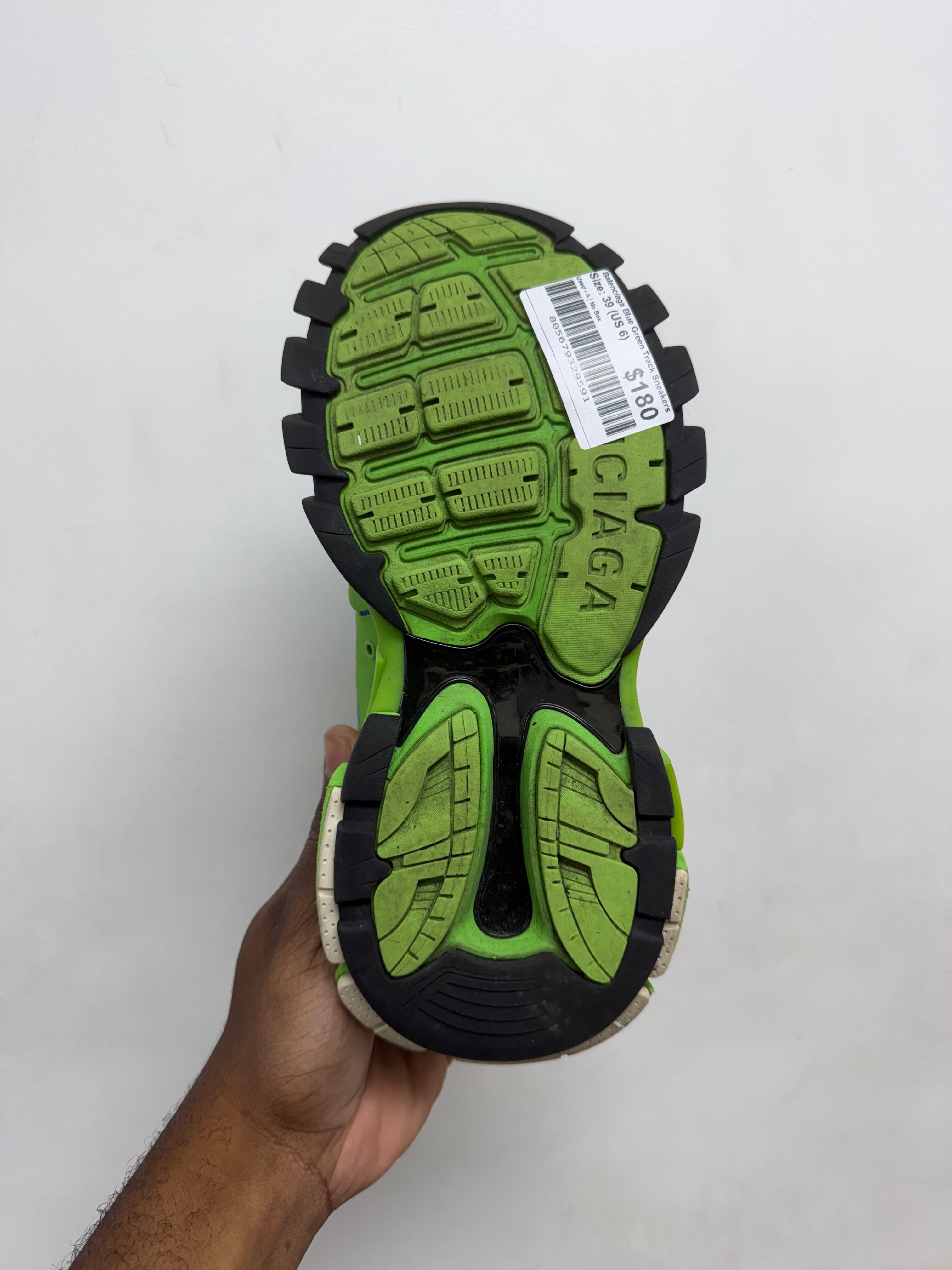 Balenciaga Blue Green Track Sneakers