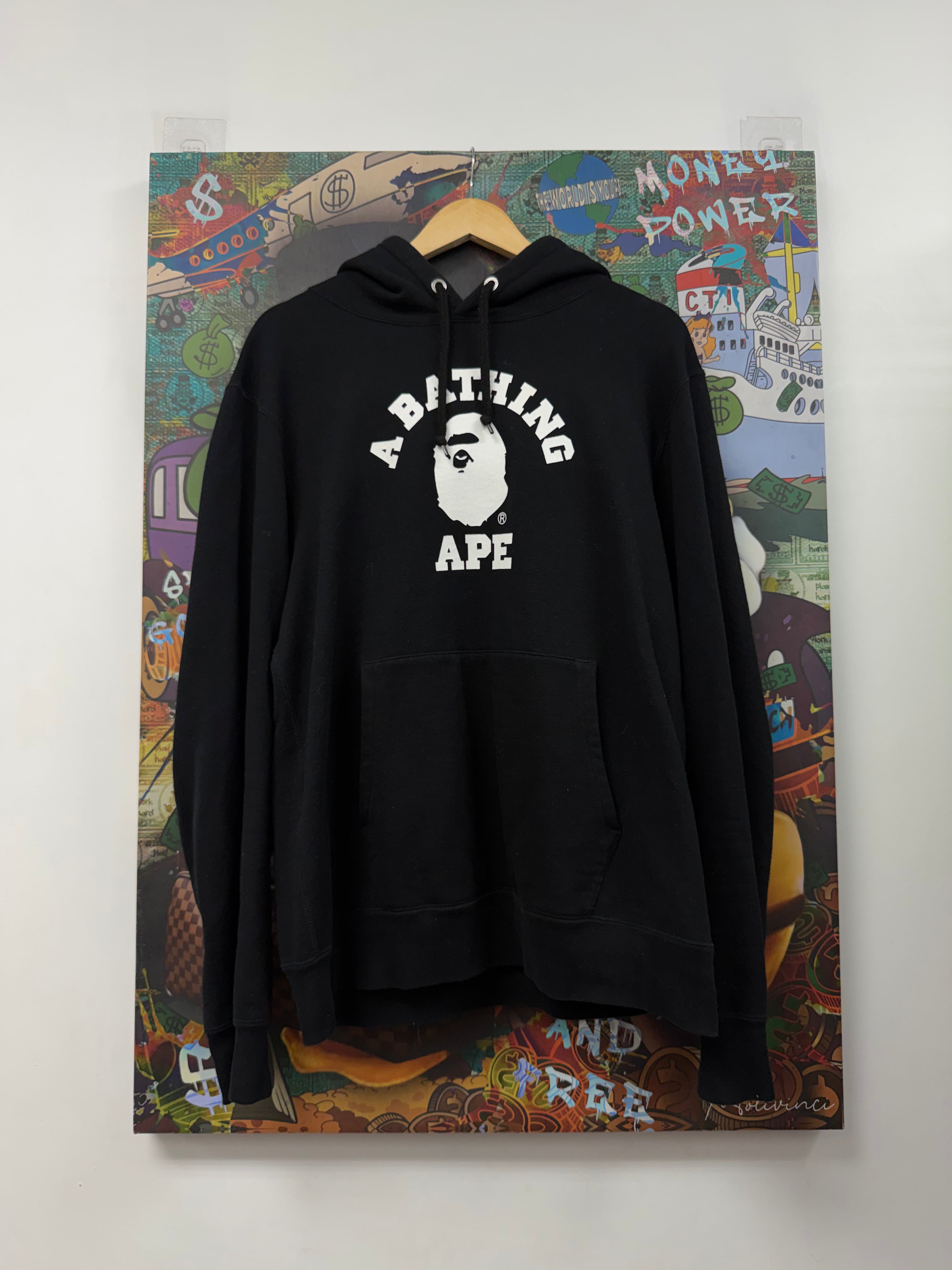 BAPE Black White ABA Hoodie