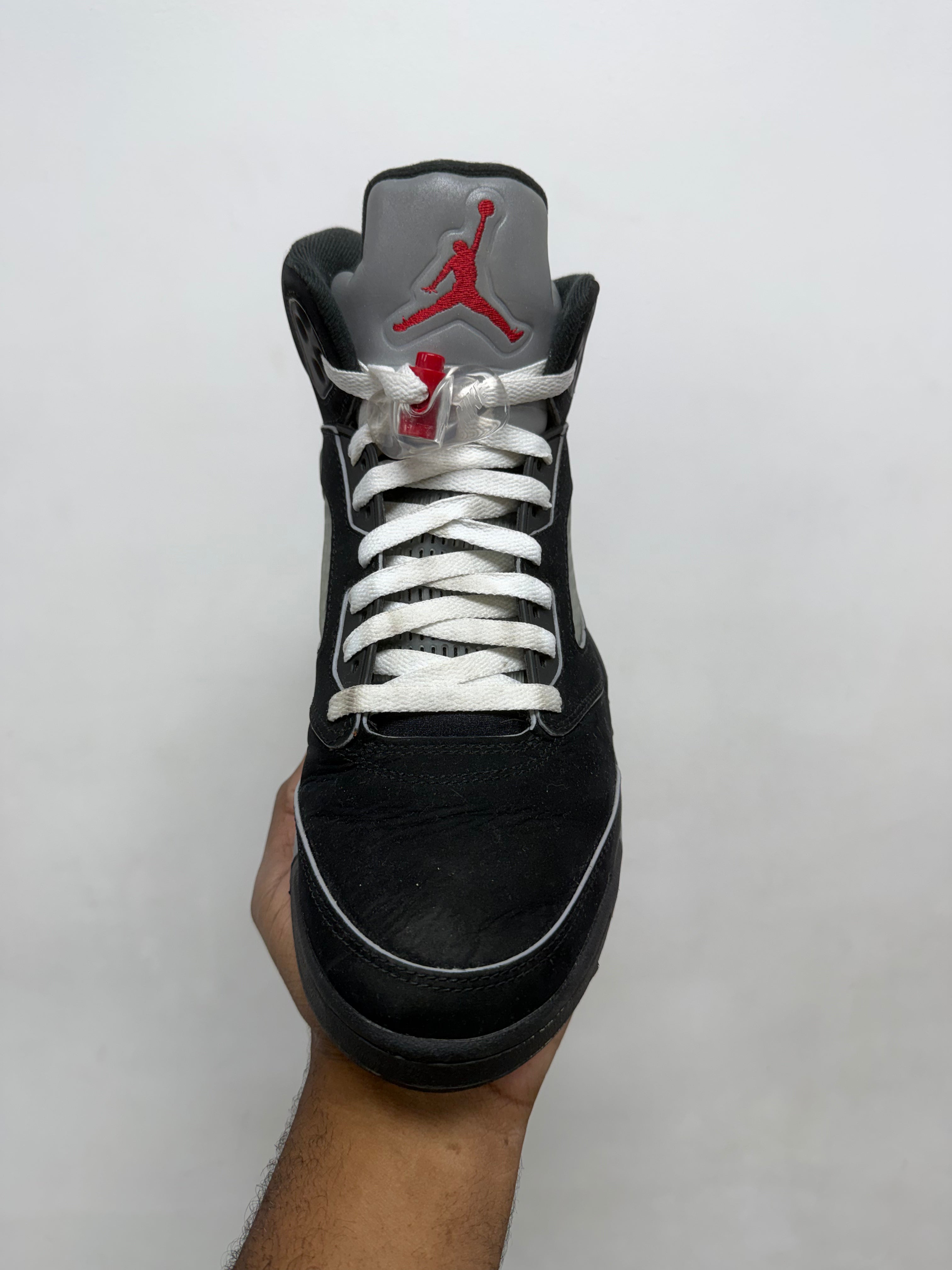 Jordan 5 Black Metallic Sneakers