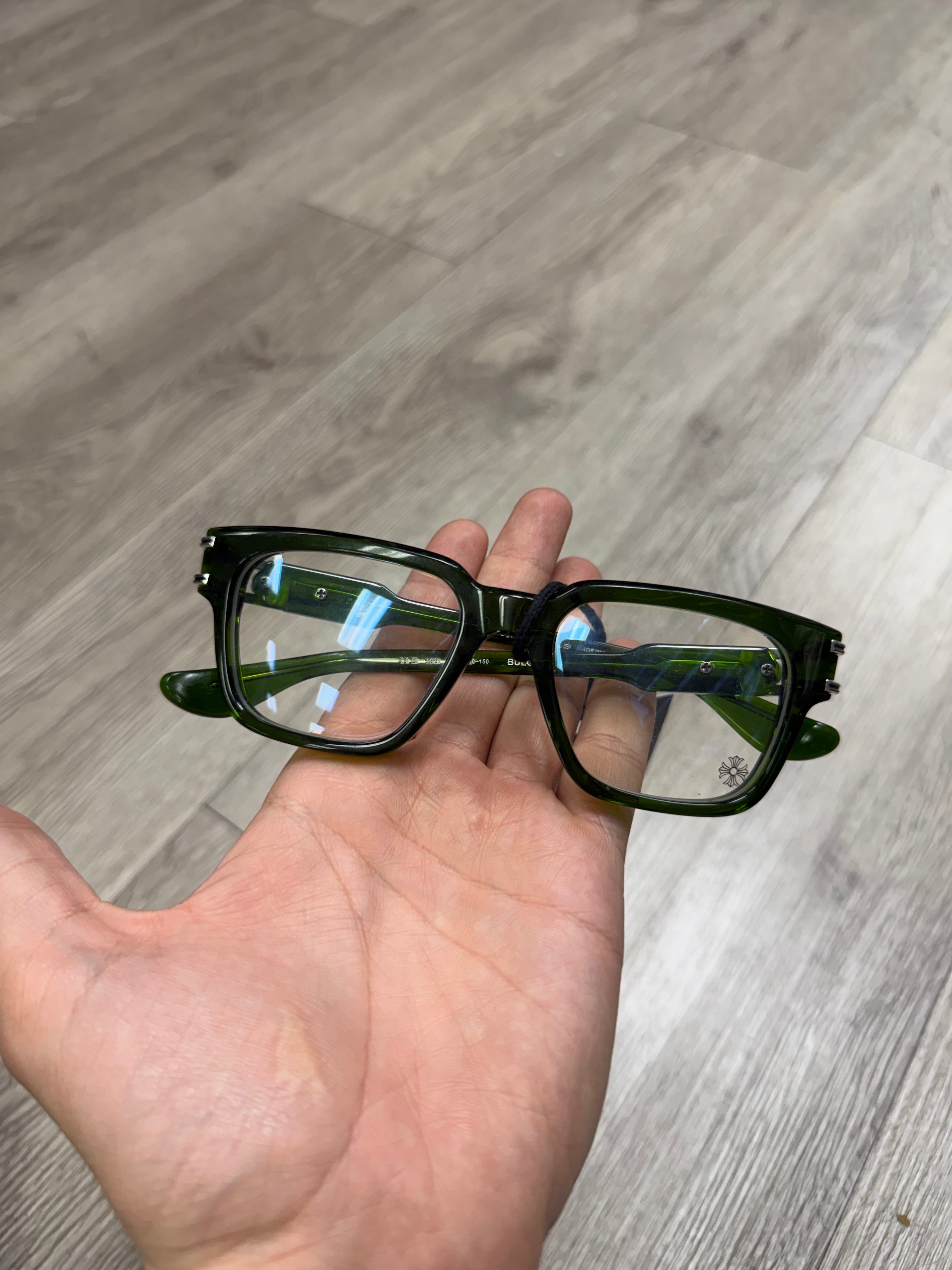 Chrome Hearts Green Buldge Glasses
