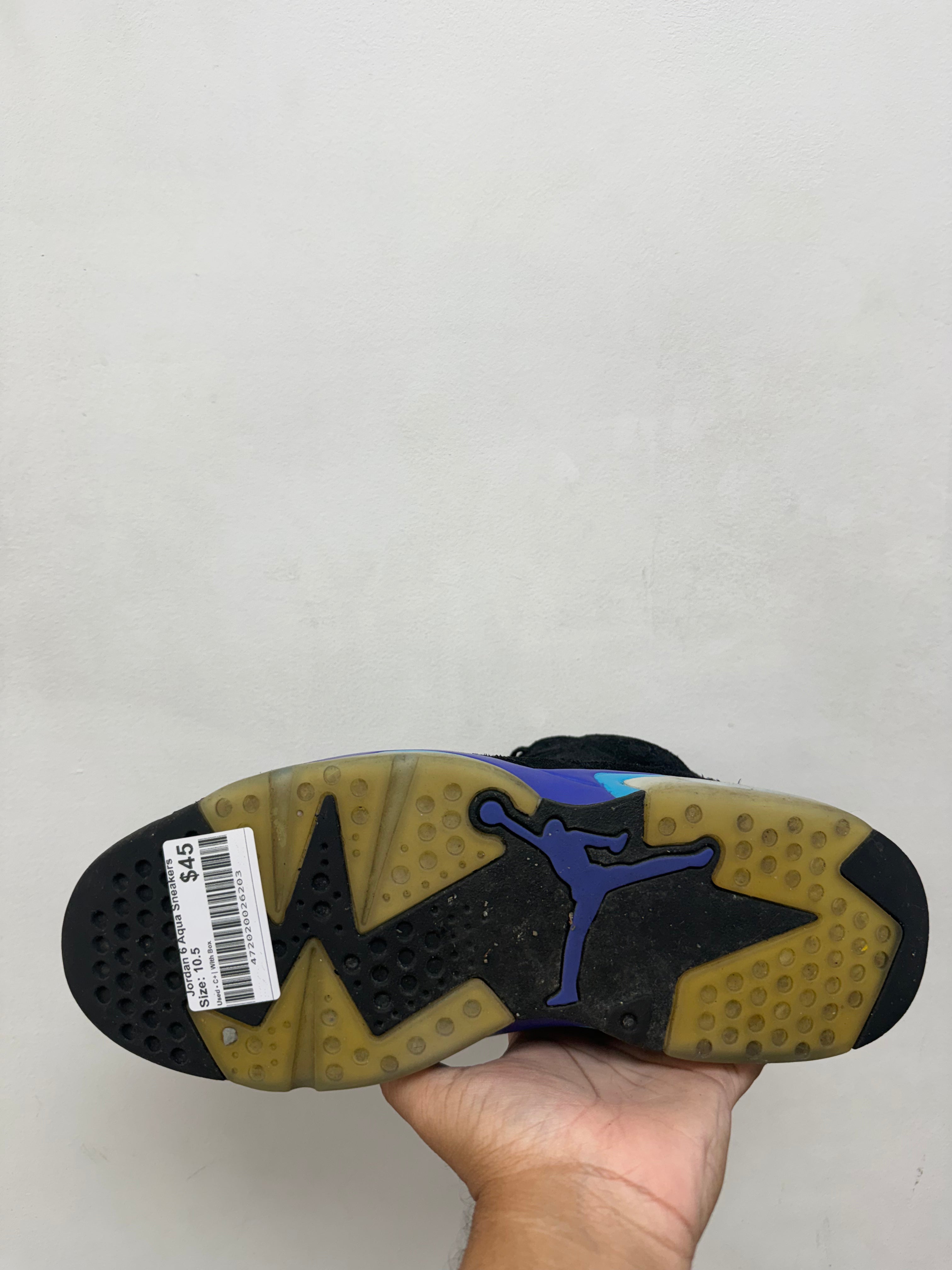 Jordan 6 Aqua Sneakers
