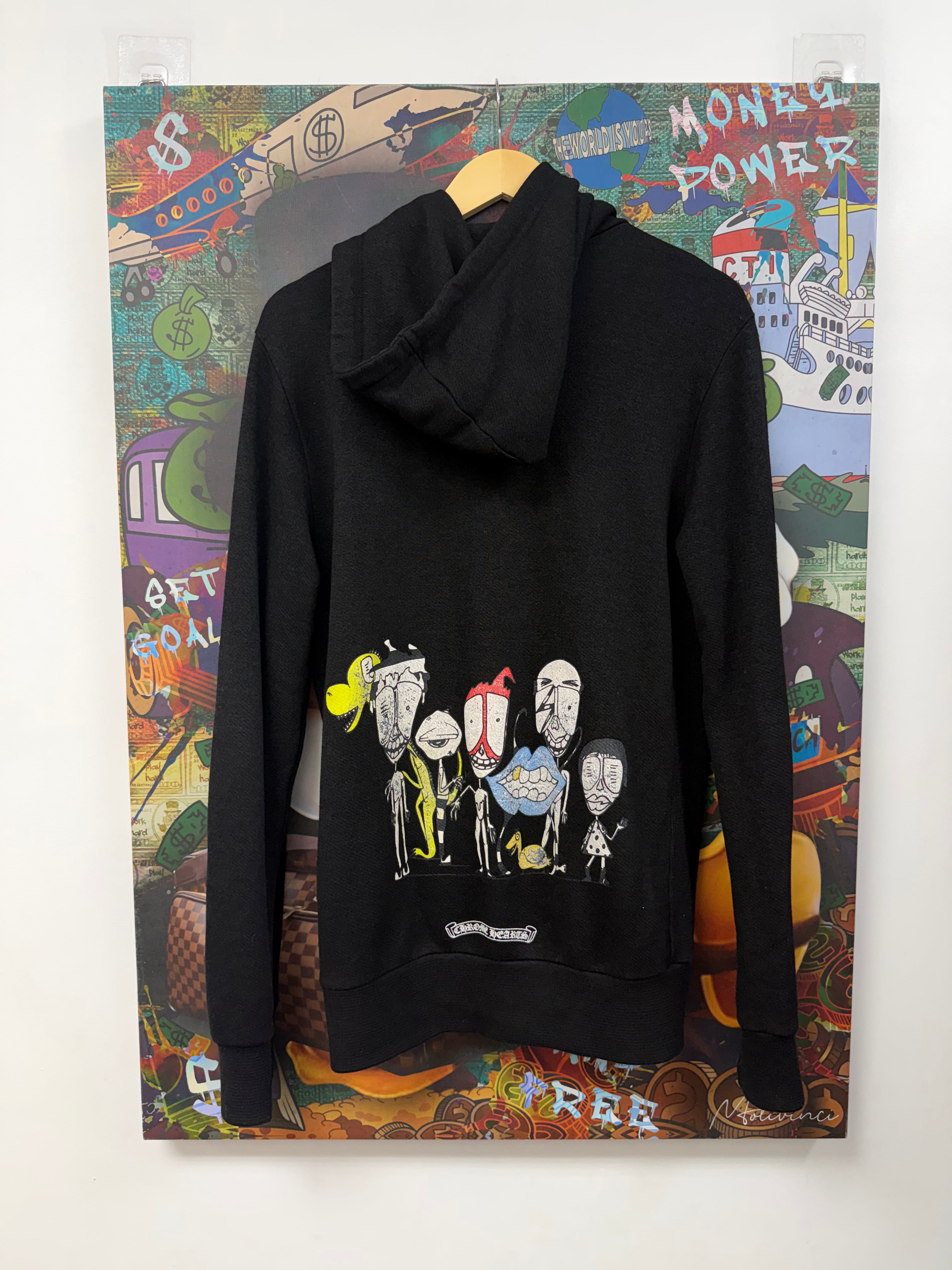 Chrome Hearts Matty Boy Black Zip Up Hoodie