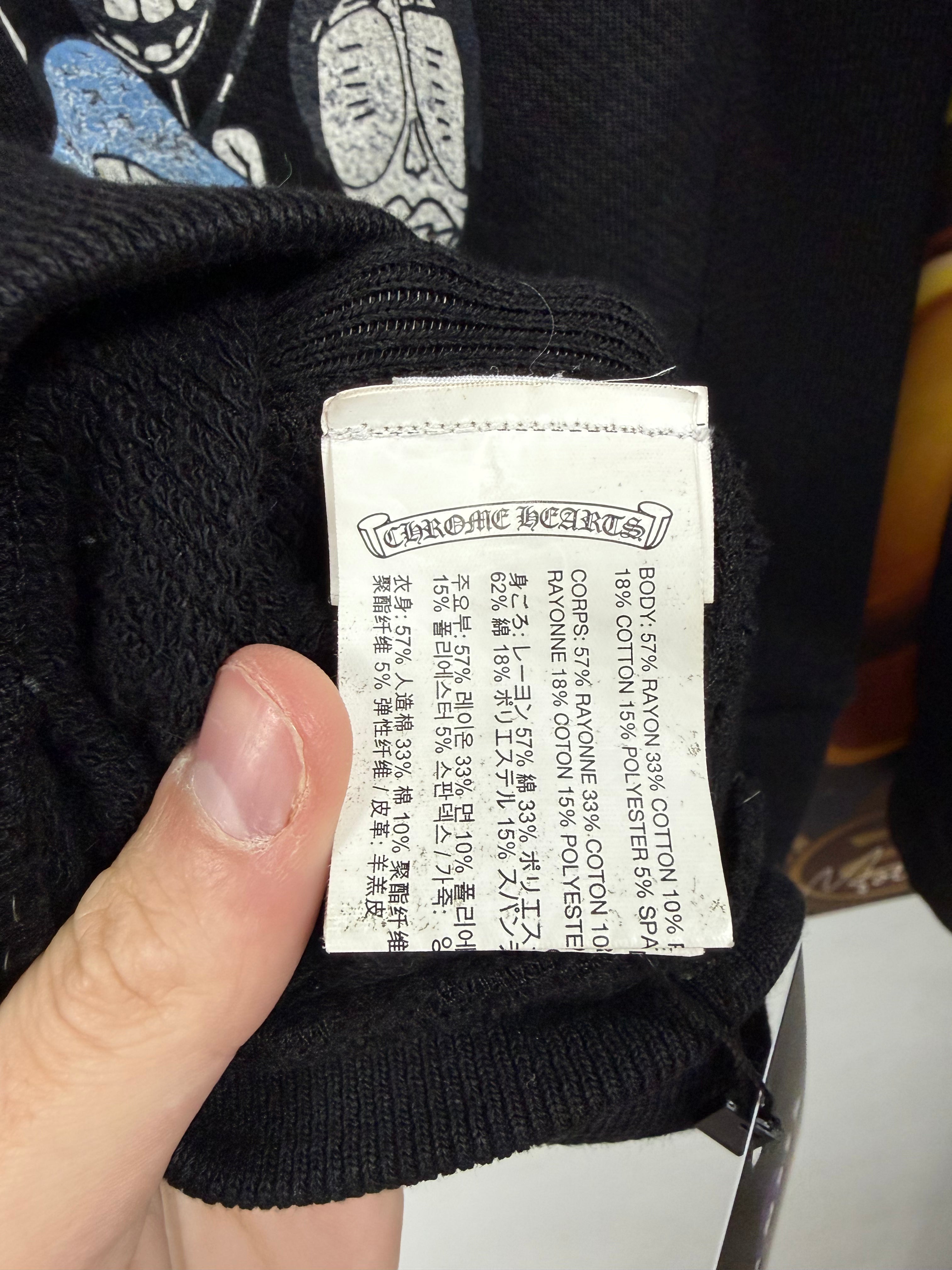 Chrome Hearts Matty Boy Black Zip Up Hoodie