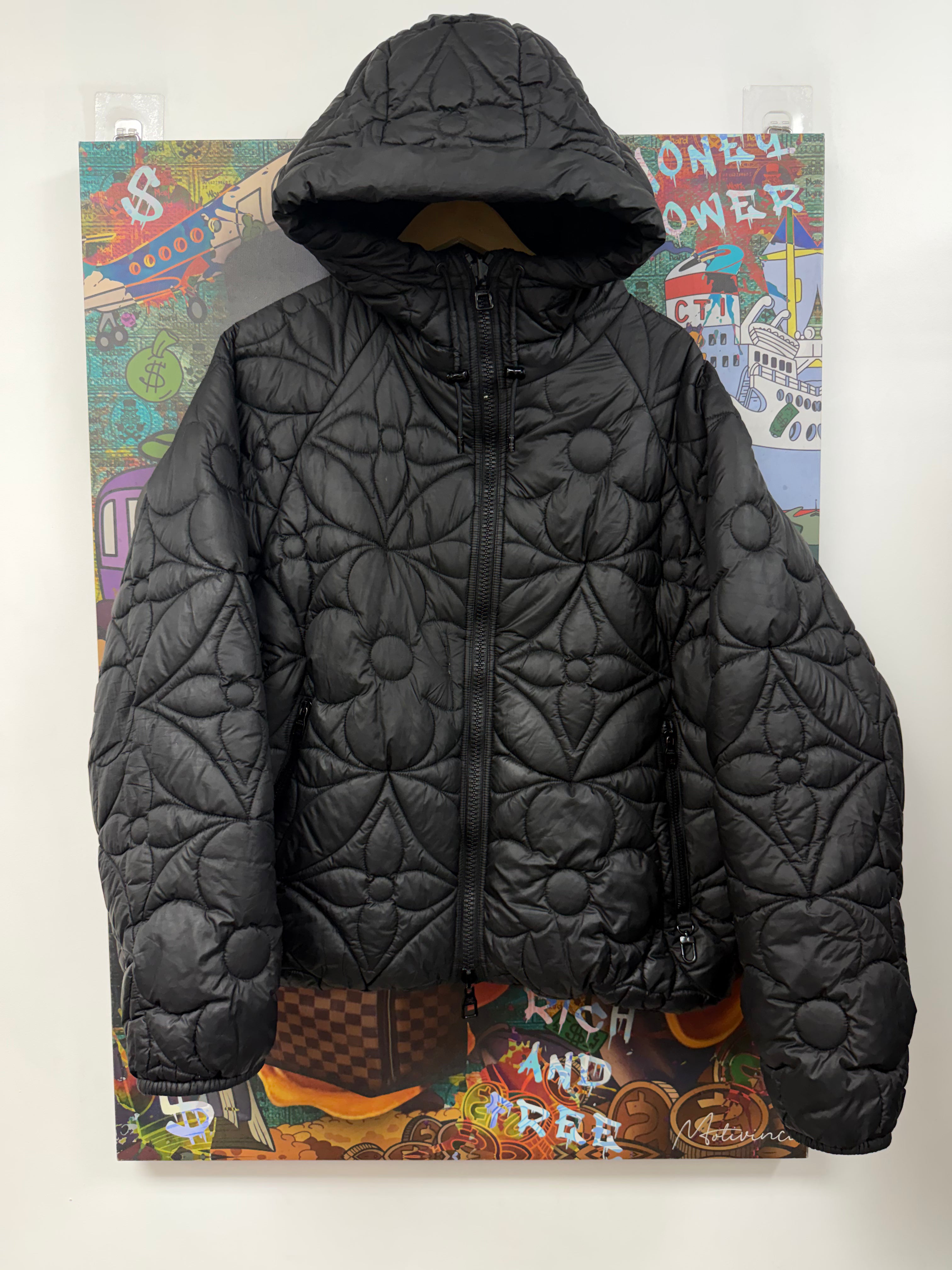 Louis Vuitton Black Monogram Puffer Jacket
