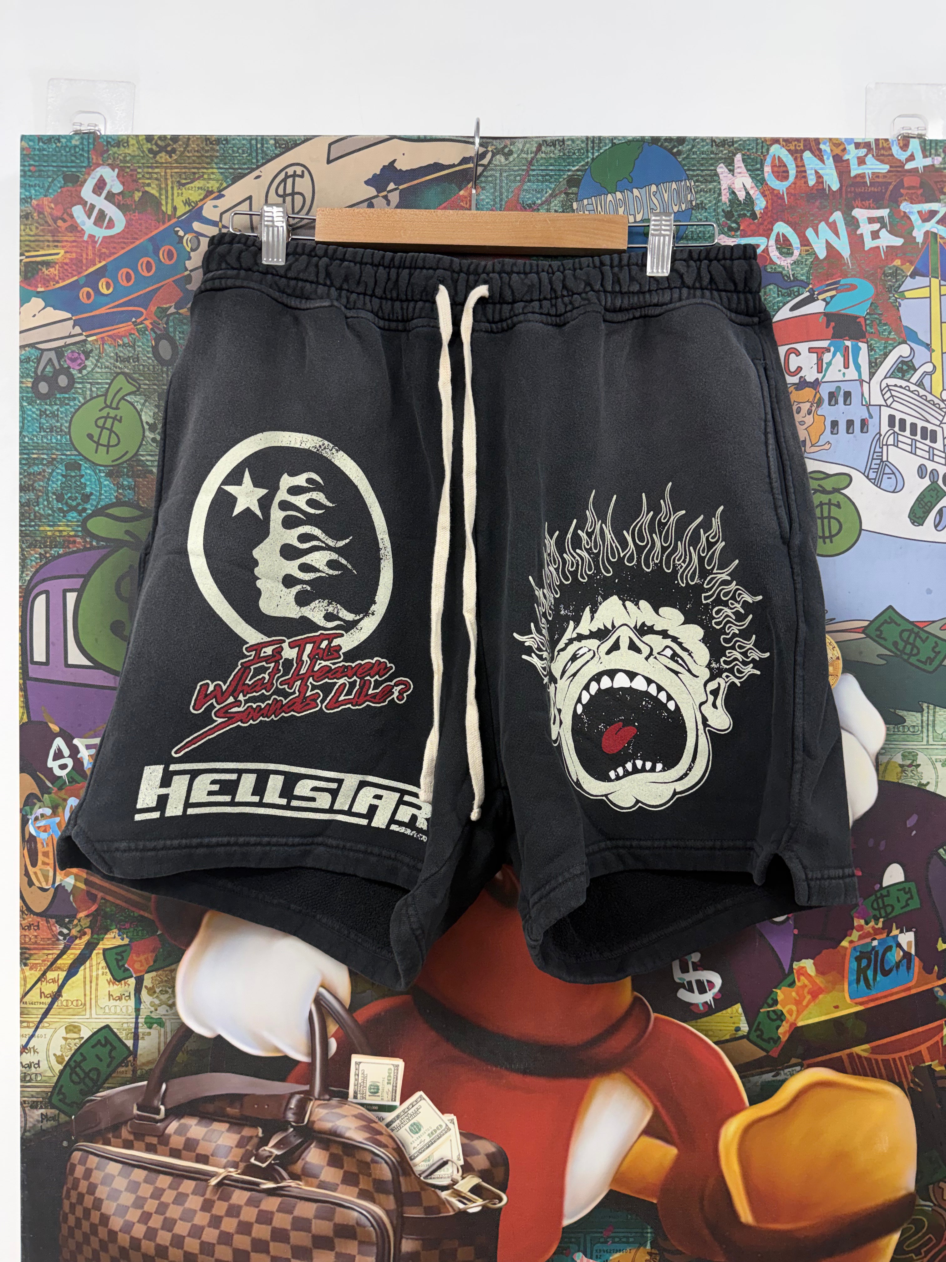 Hellstar Black Records Shorts