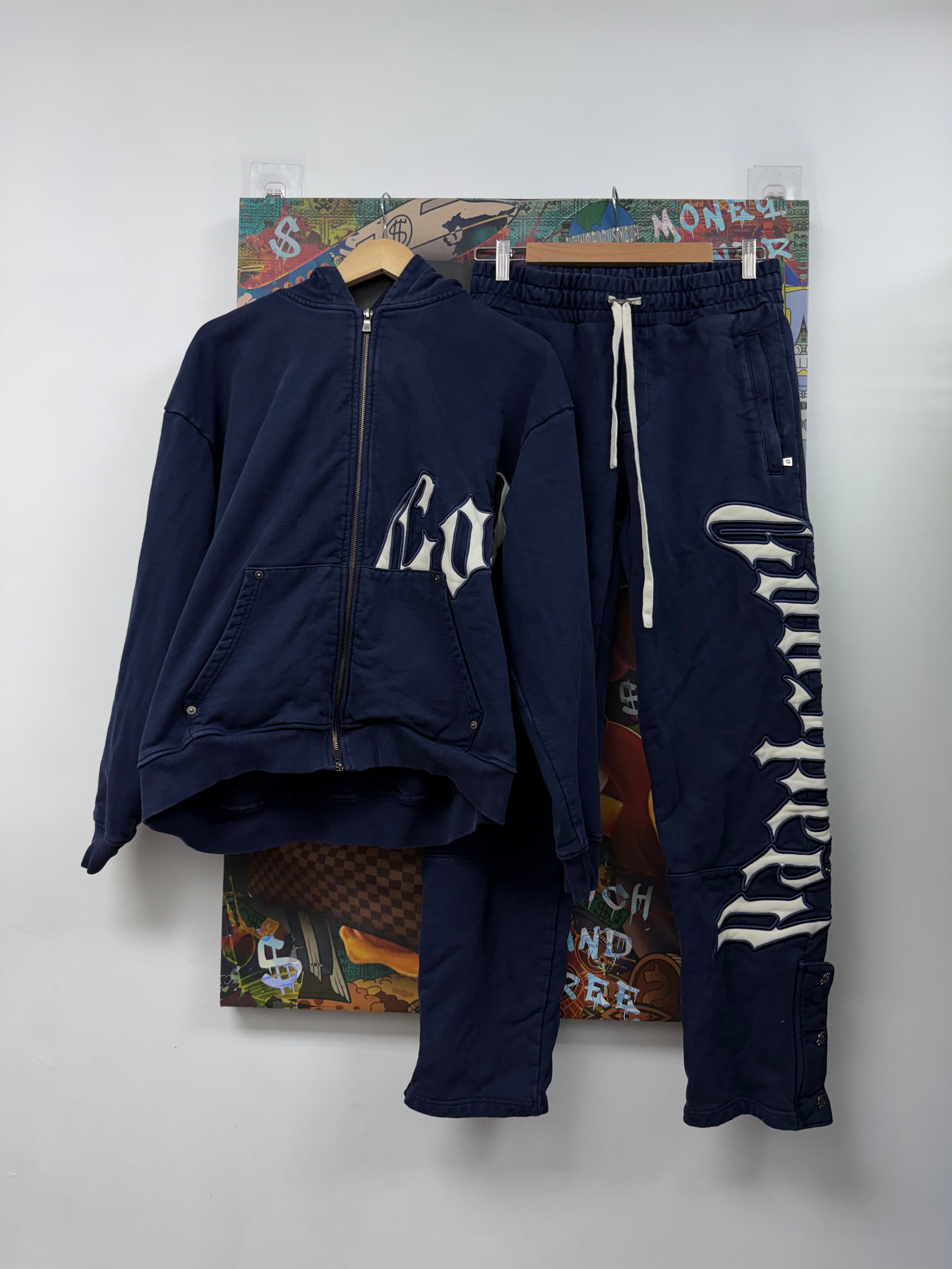 Godspeed Navy White OG Logo Sweatsuit