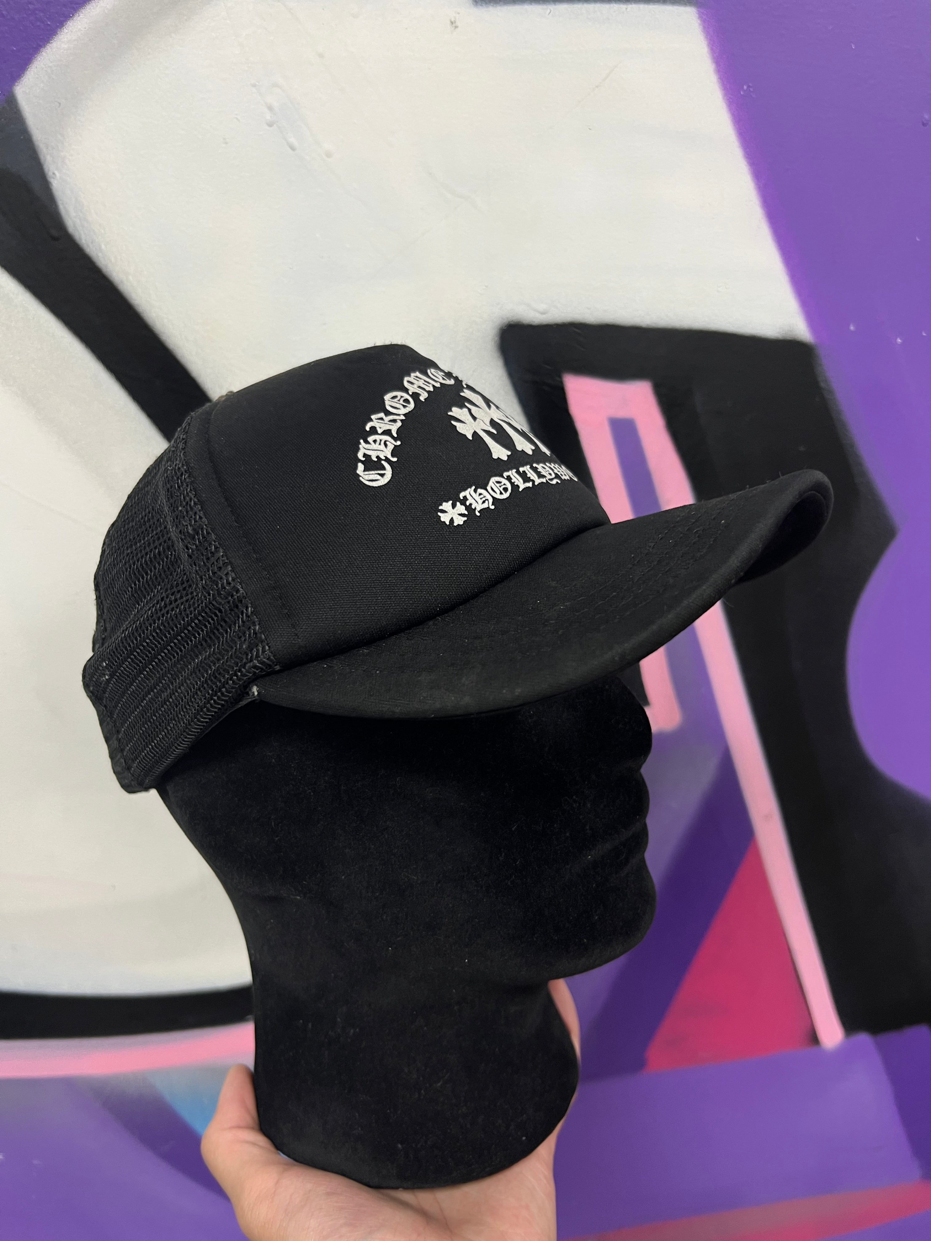Chrome Hearts Black King Taco Trucker Hat
