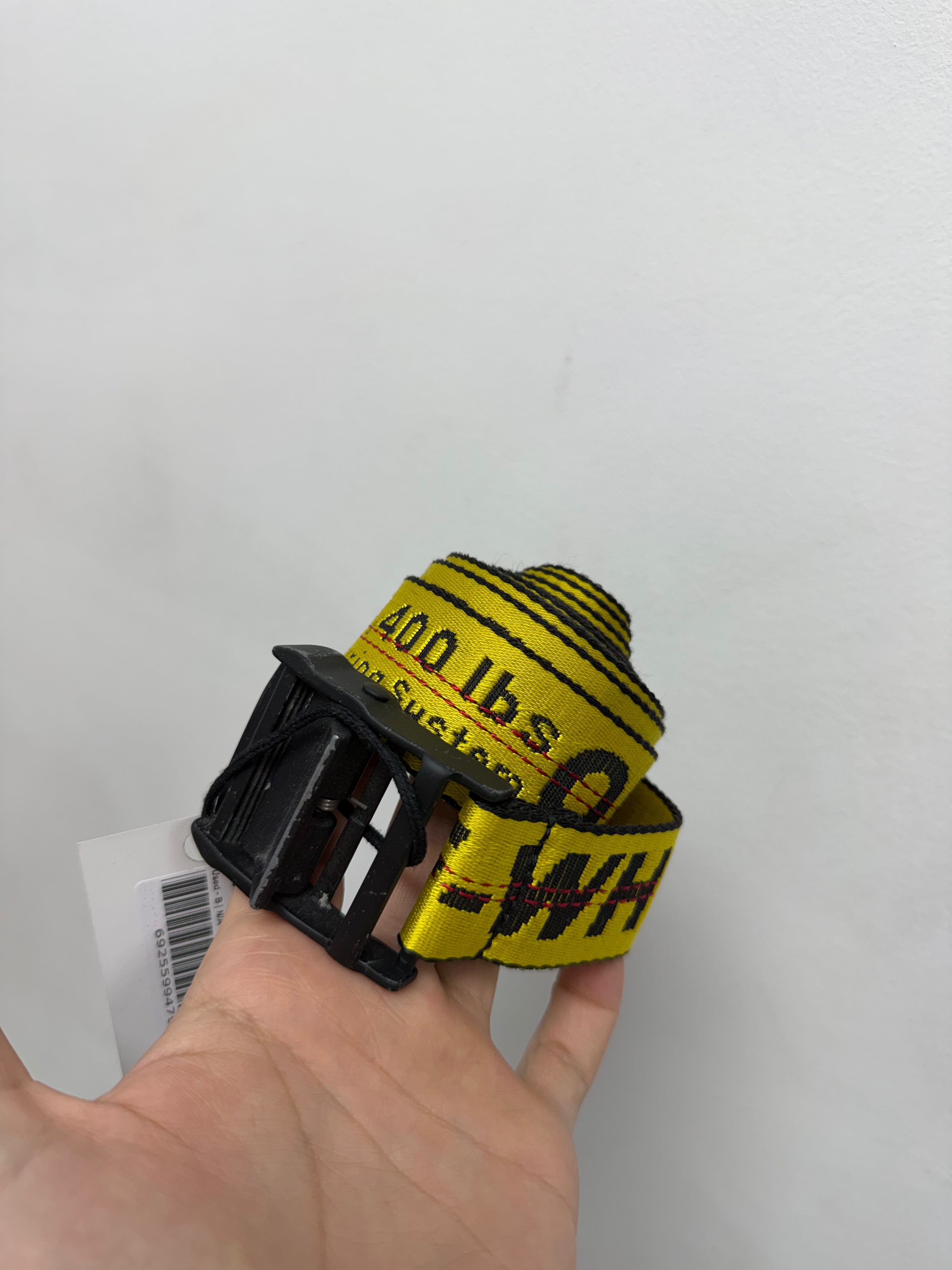 Off White Caution Belt