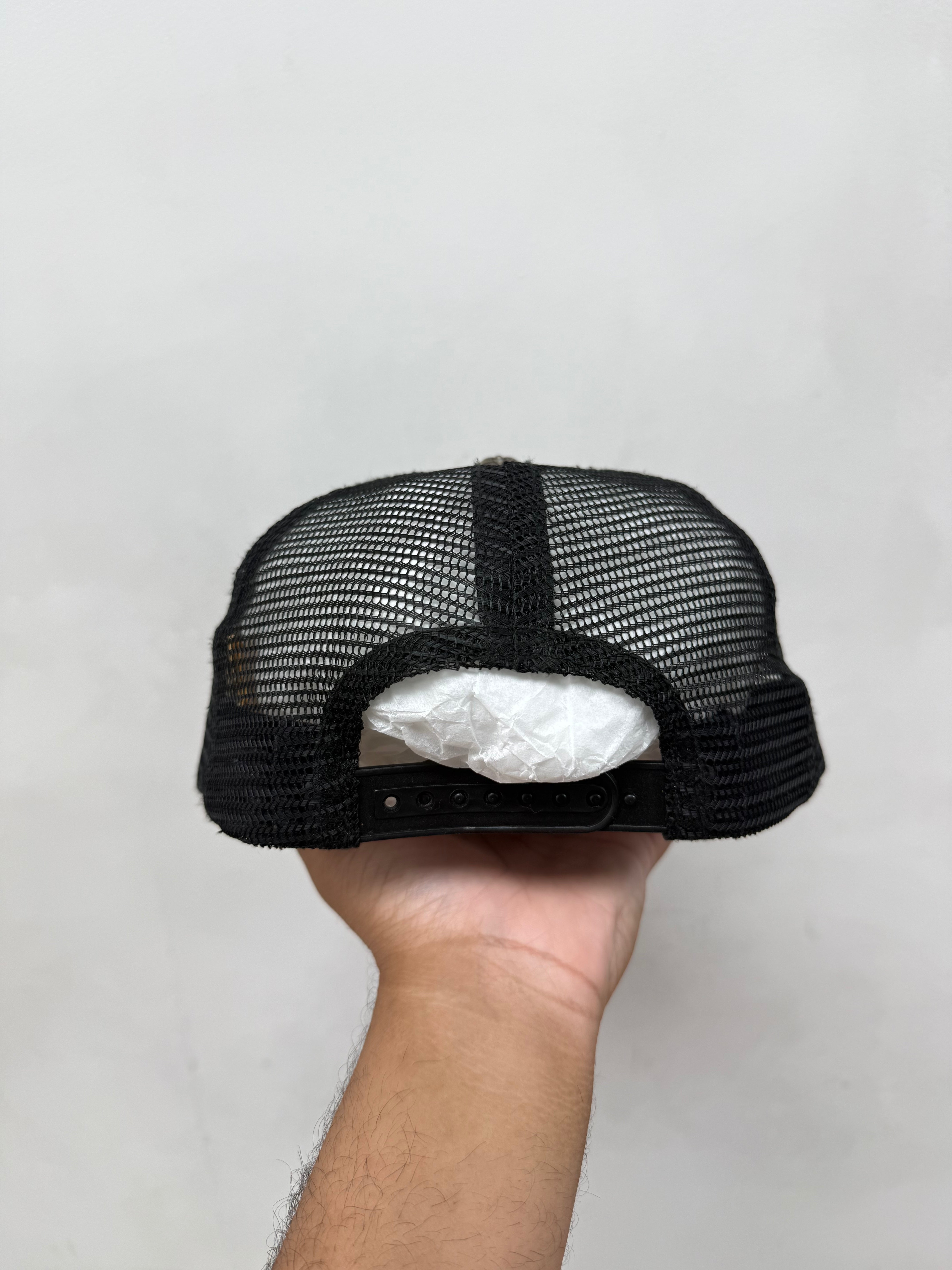 Chrome Hearts Black 3 Star Trucker Hat