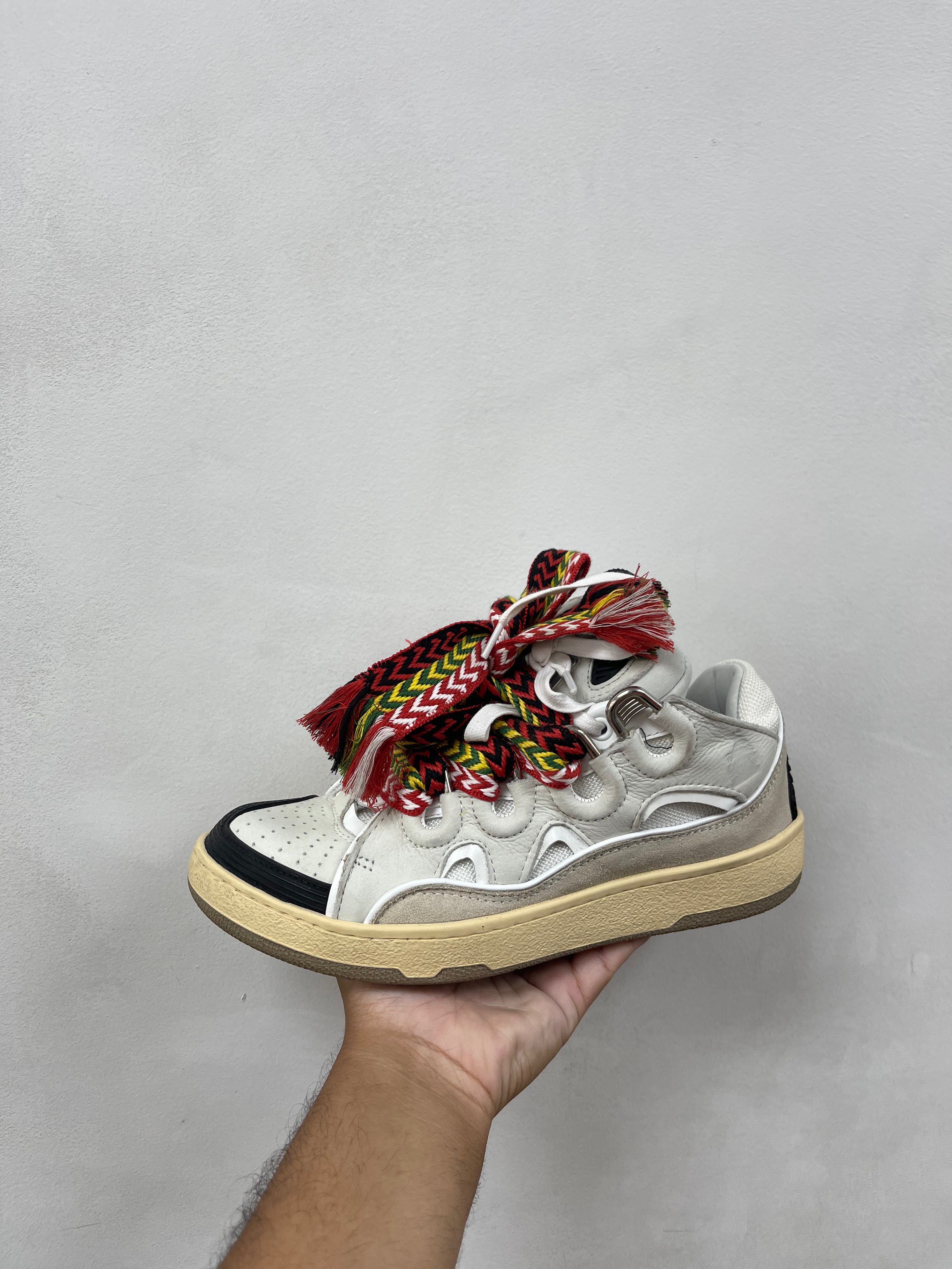 Lanvin Curb Rasta Sneakers