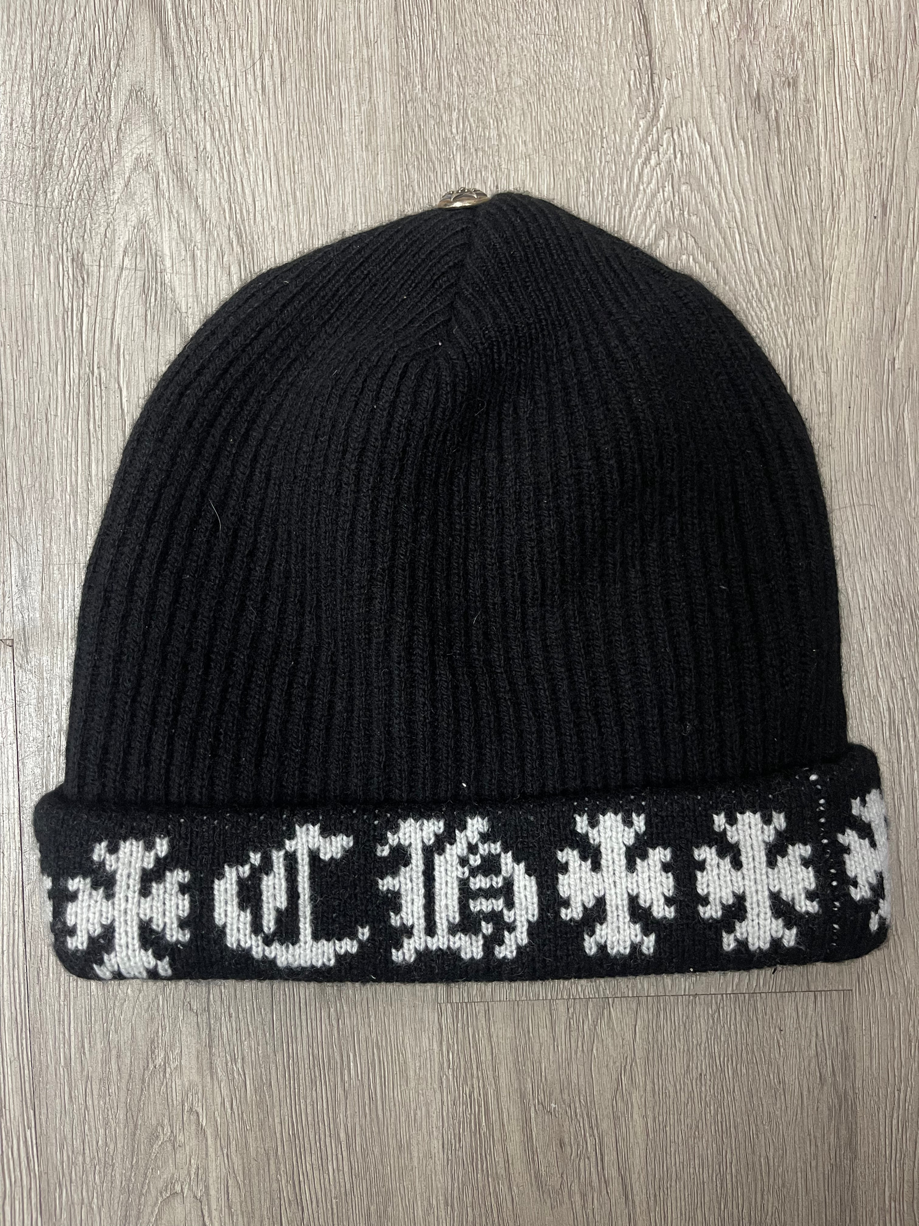 Chrome Hearts Black Big Daddy Beanie