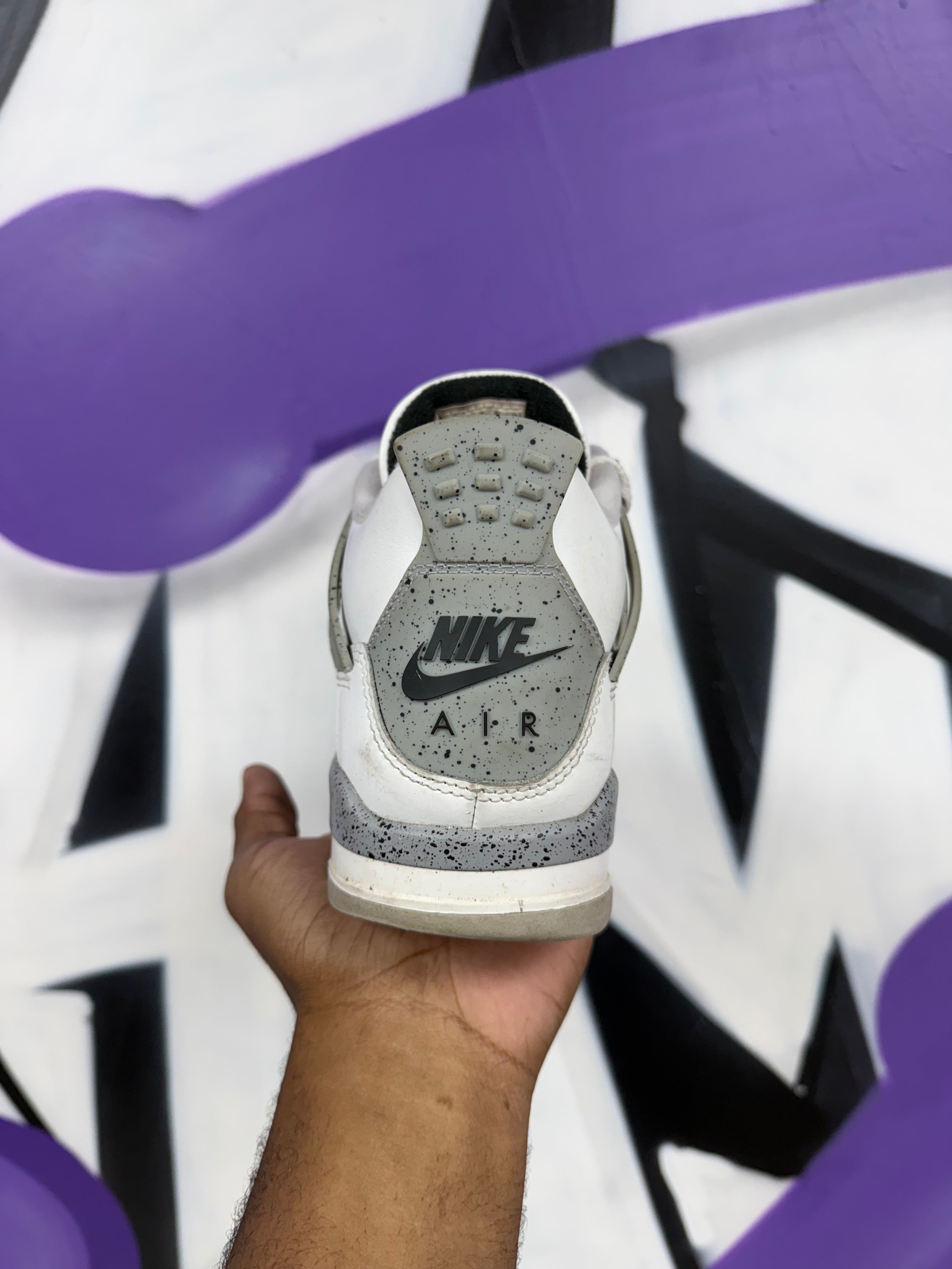 Jordan 4 White Cement Sneakers
