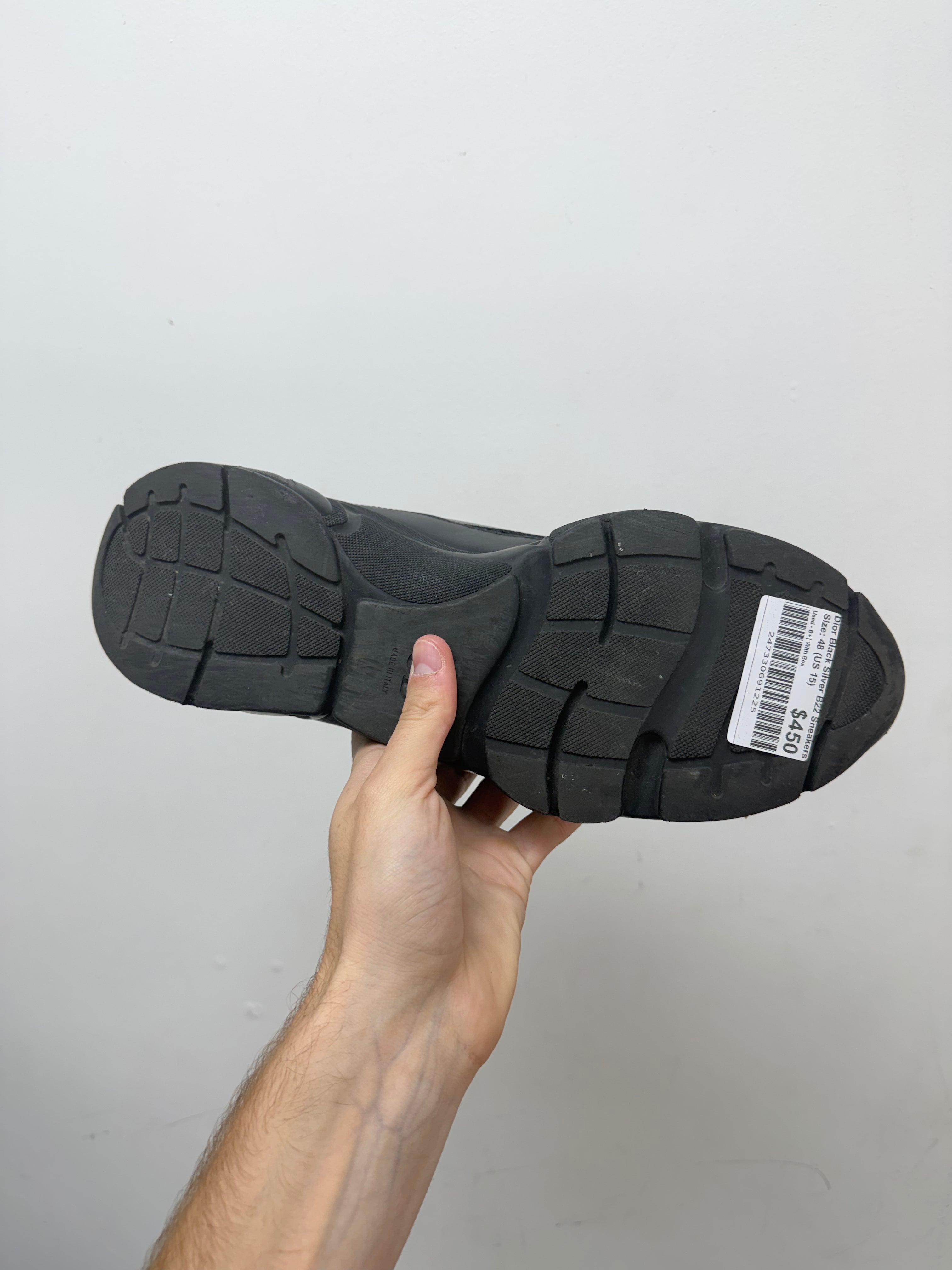 Dior Black Silver B22 Sneakers