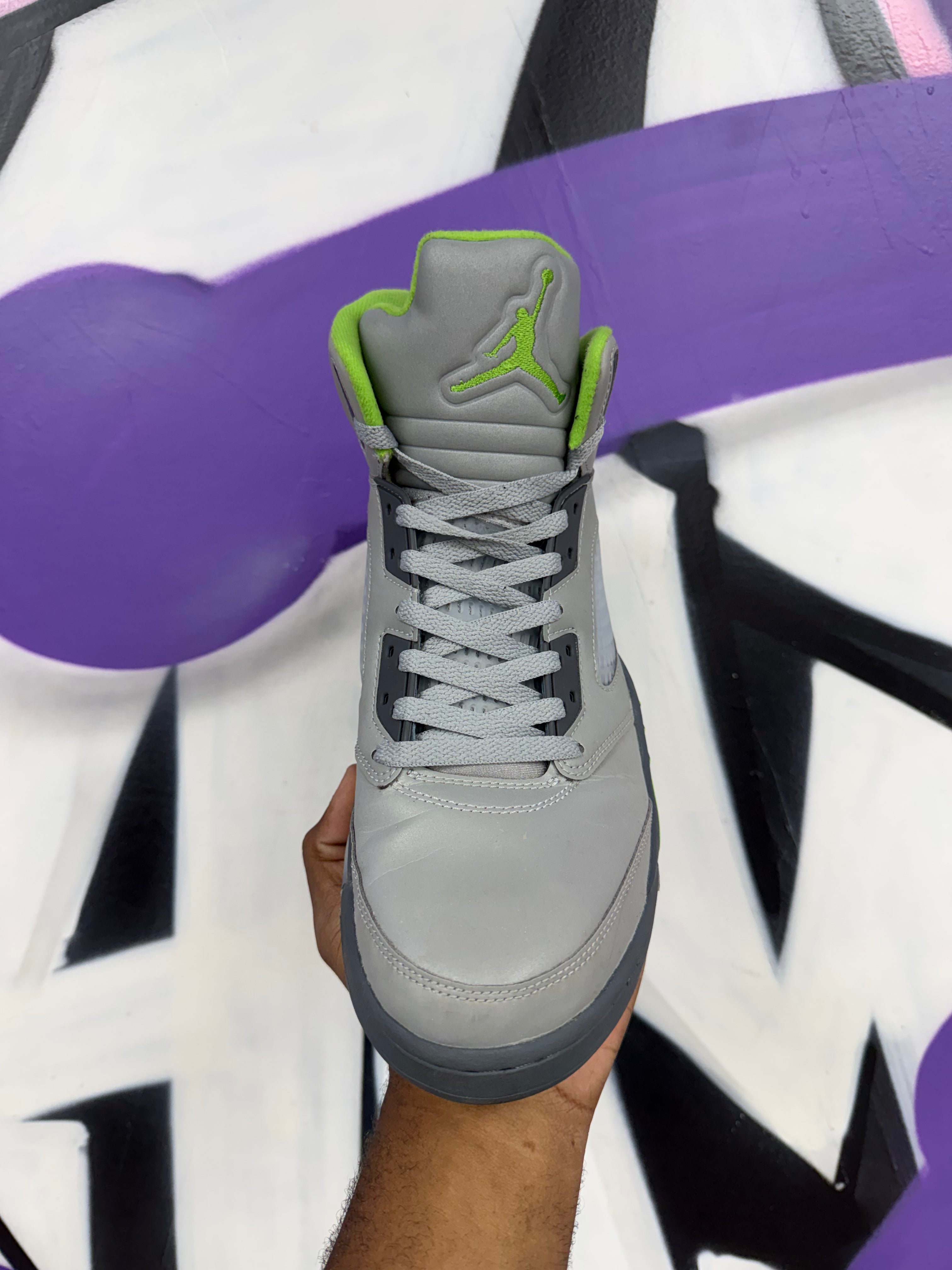 Jordan 5 Green Bean Sneakers