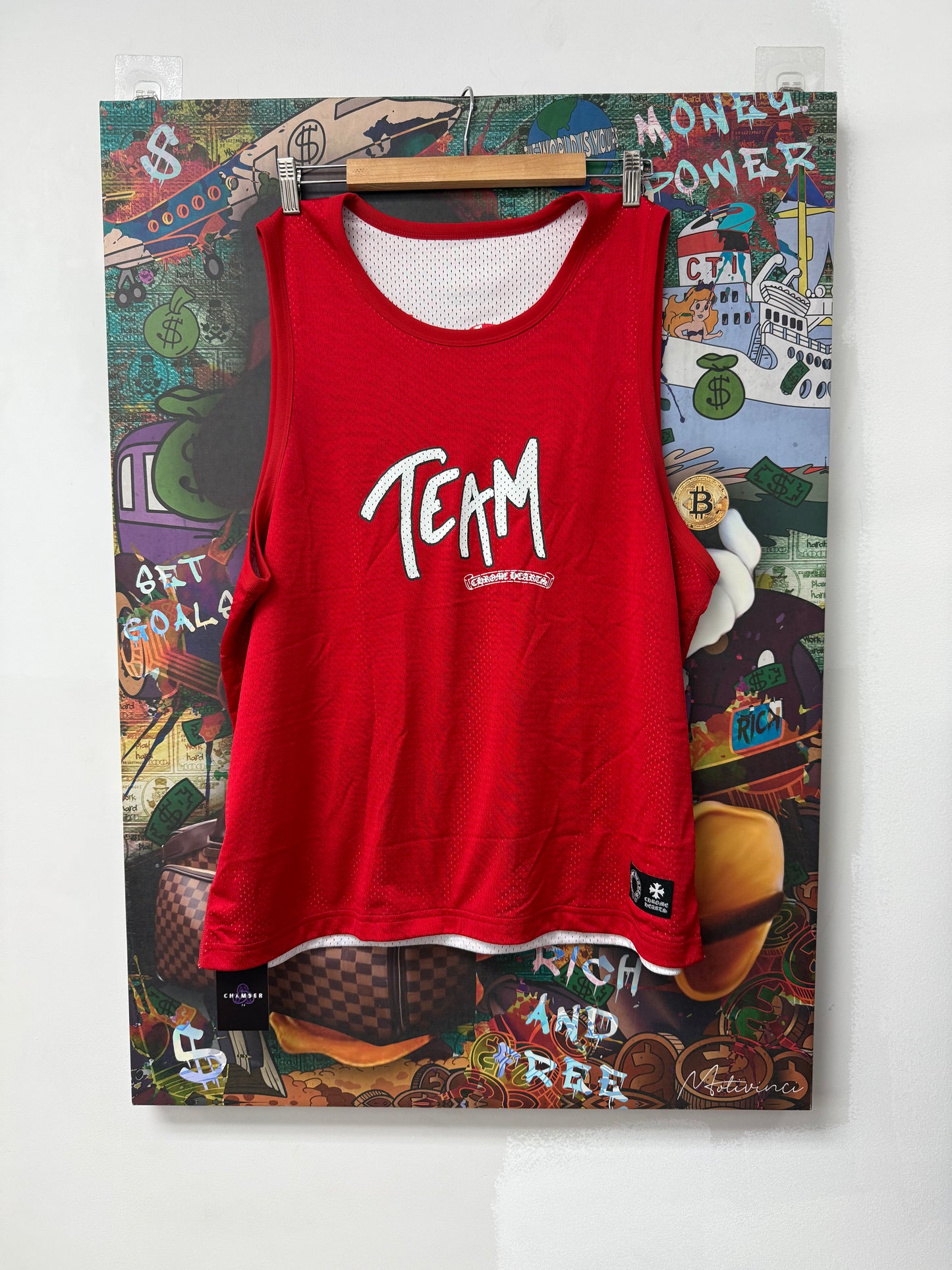 Chrome Hearts Matty Boy Jersey Red Form New Large