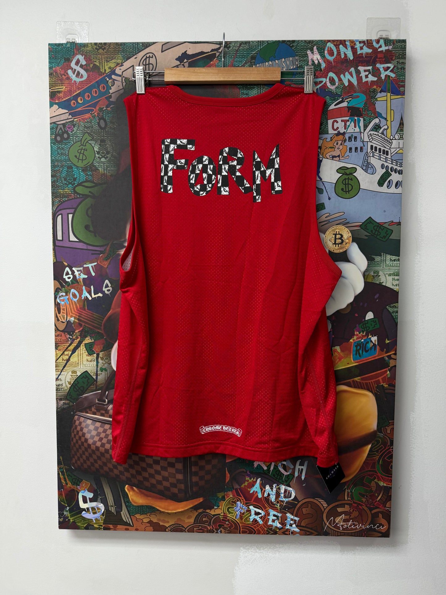 Chrome Hearts Matty Boy Jersey Red Form New Large