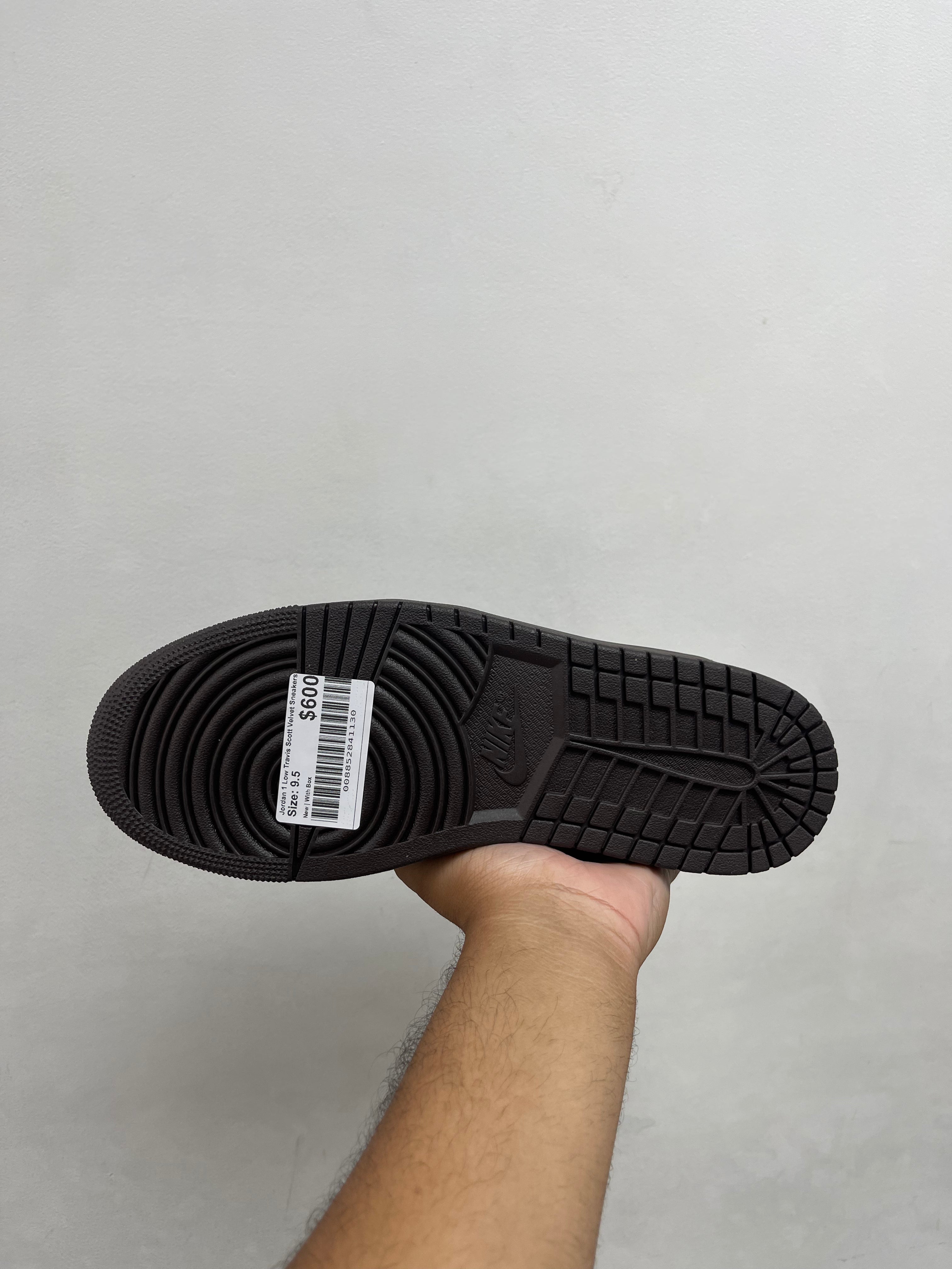 Jordan 1 Low Travis Scott Velvet Sneakers