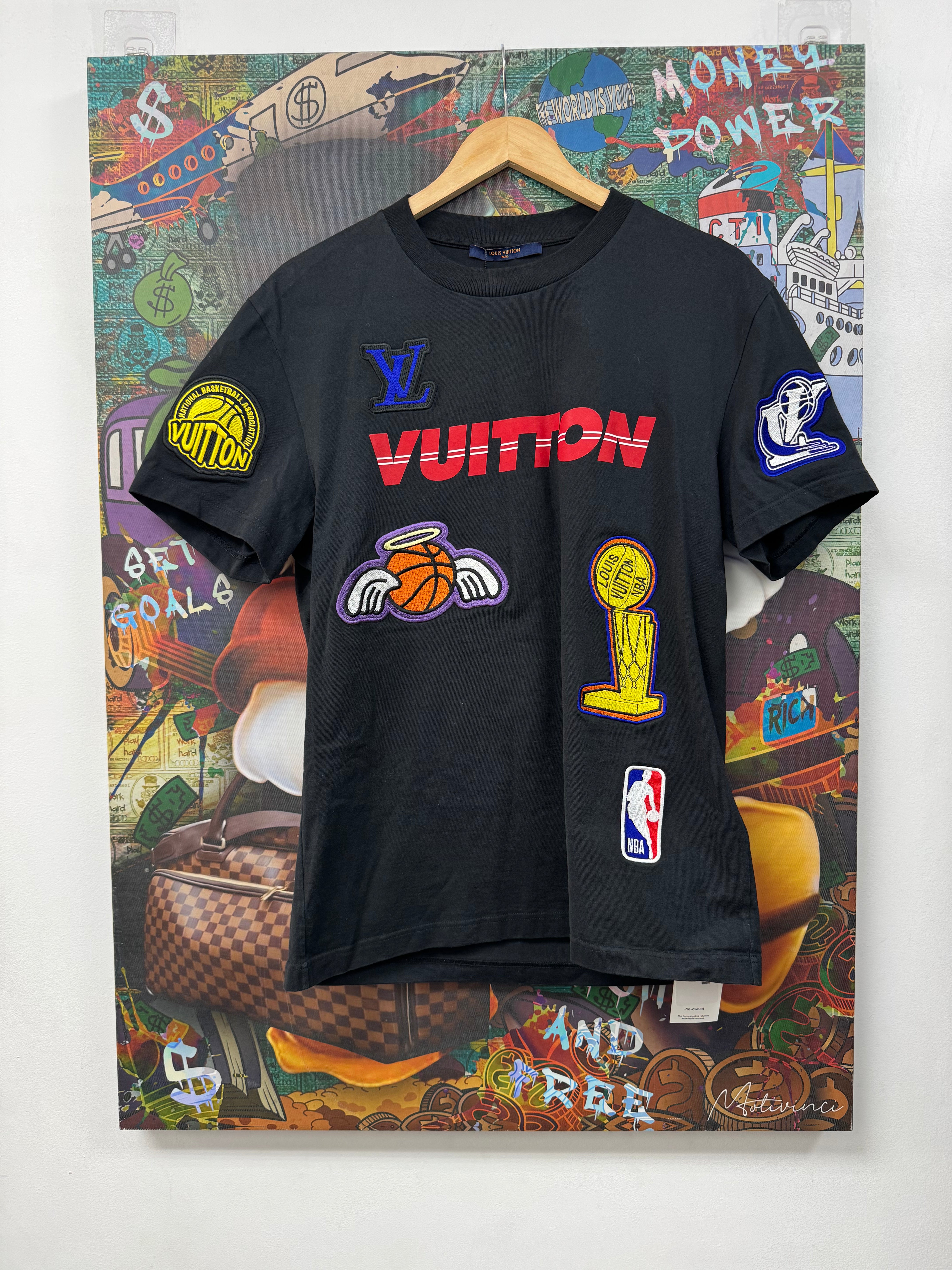Louis Vuitton Black NBA Tee