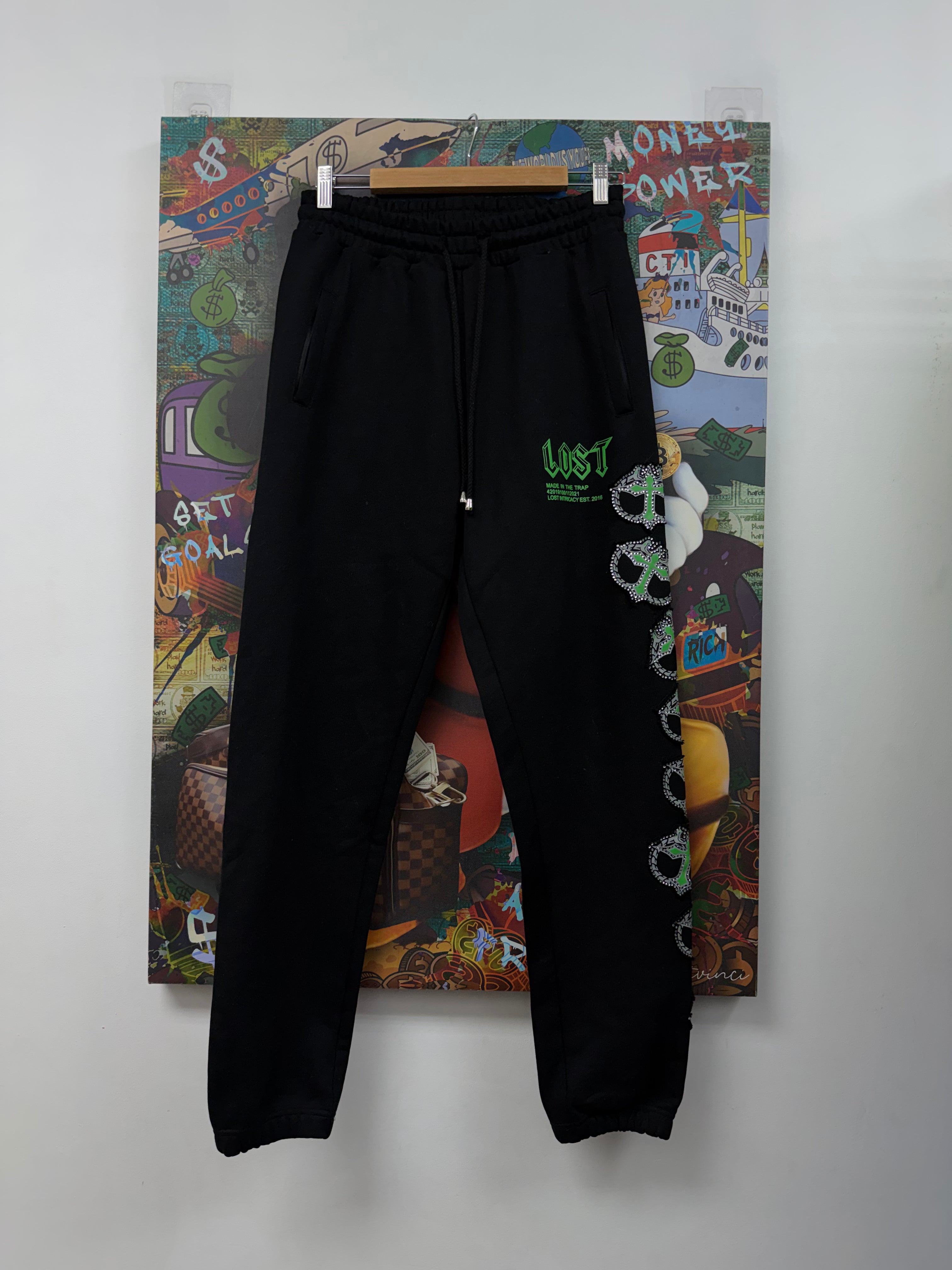 Lost Intricacy Black Green MITT Sweats