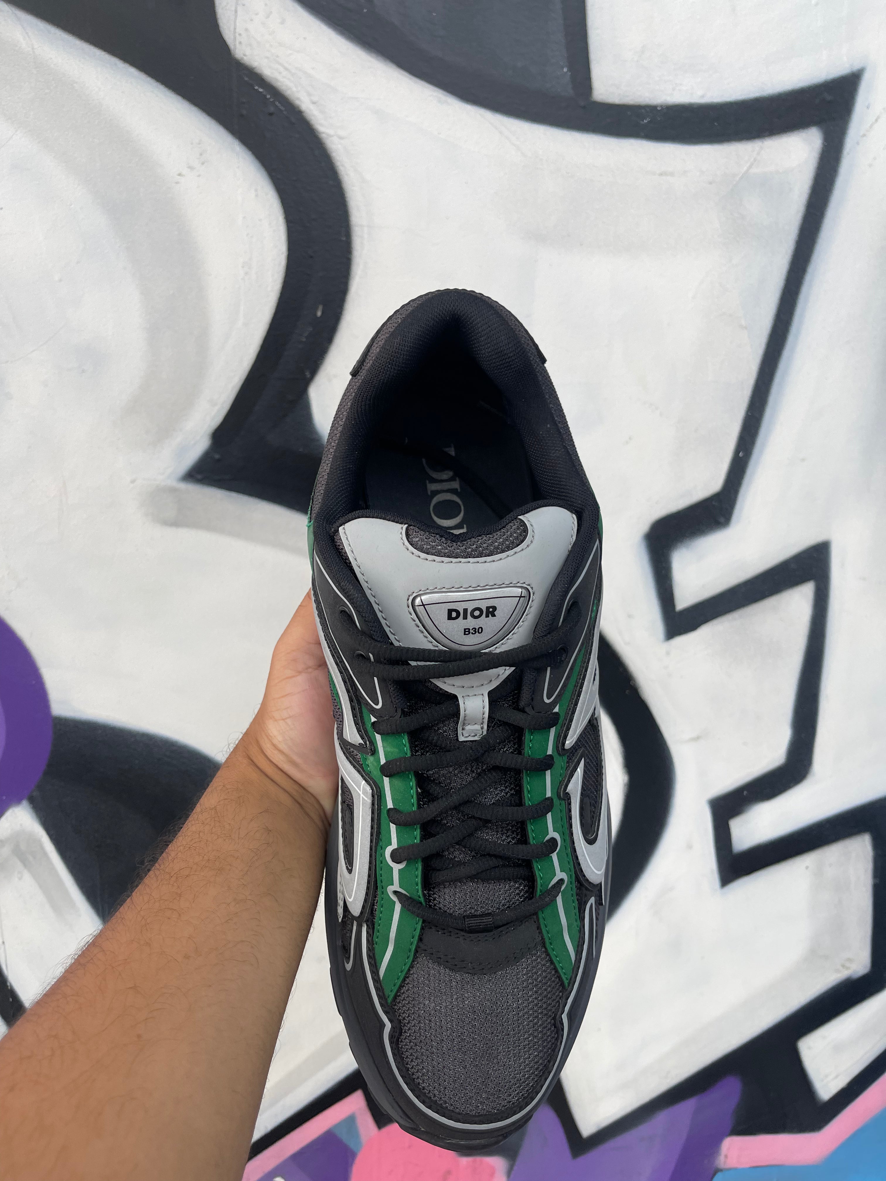 Dior Black Green B30 Sneakers