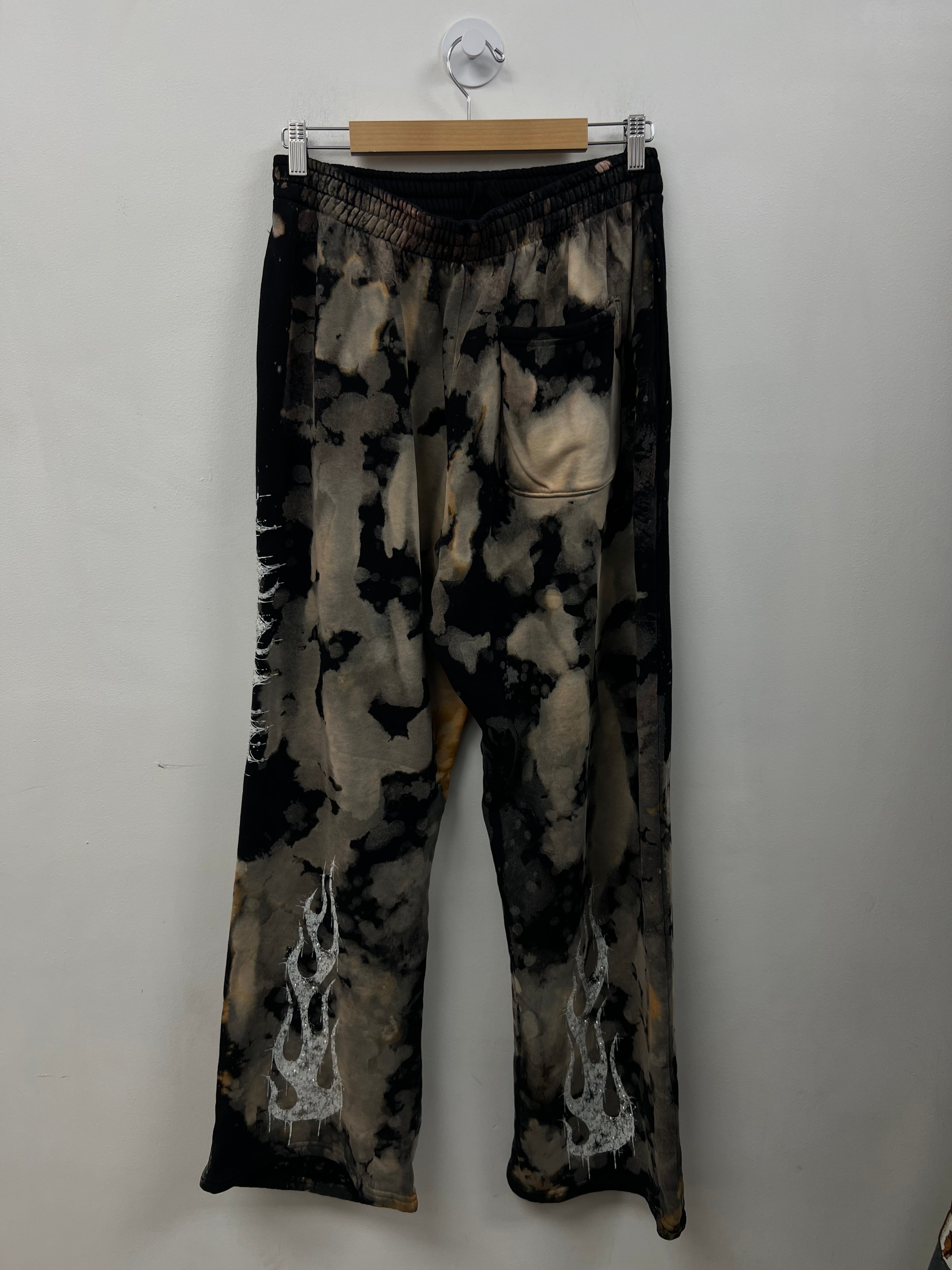 Bossi Brown Acid Rhinestone Sweats