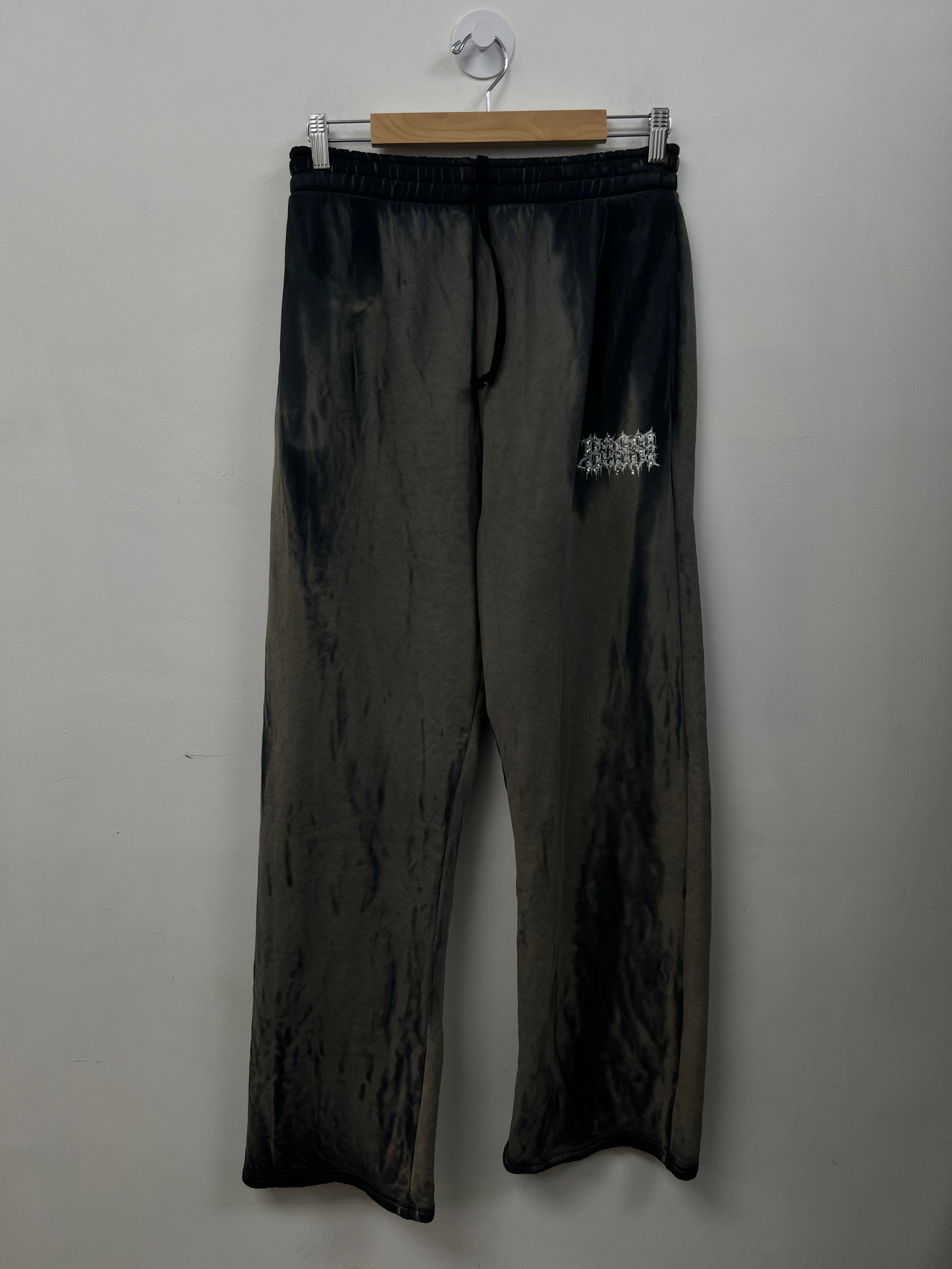 Bossi Tie Dye Small Logo Rhinestone Sweats