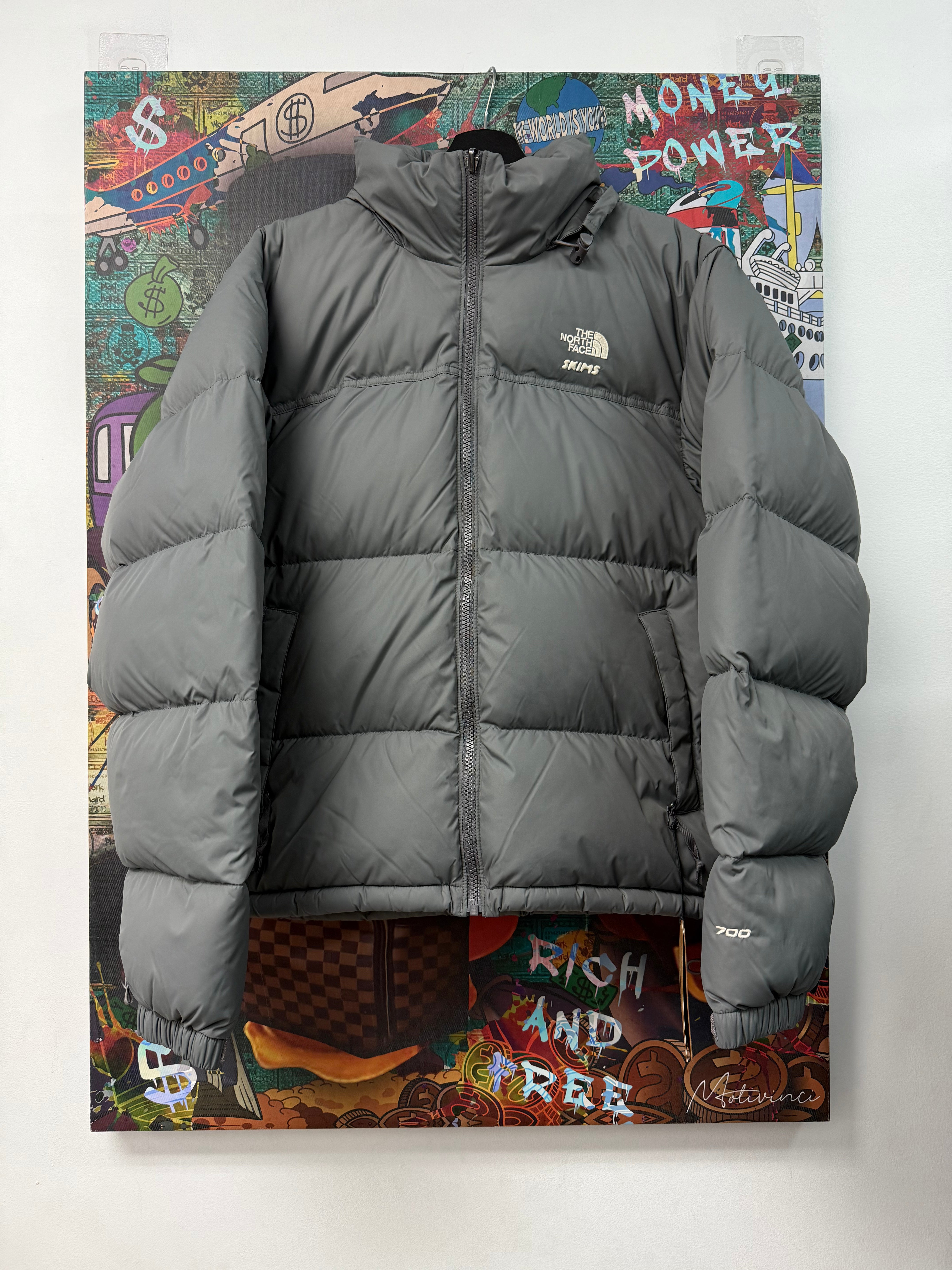 The North Face Skims Gunmetal 96 Nuptse Puffer Jacket