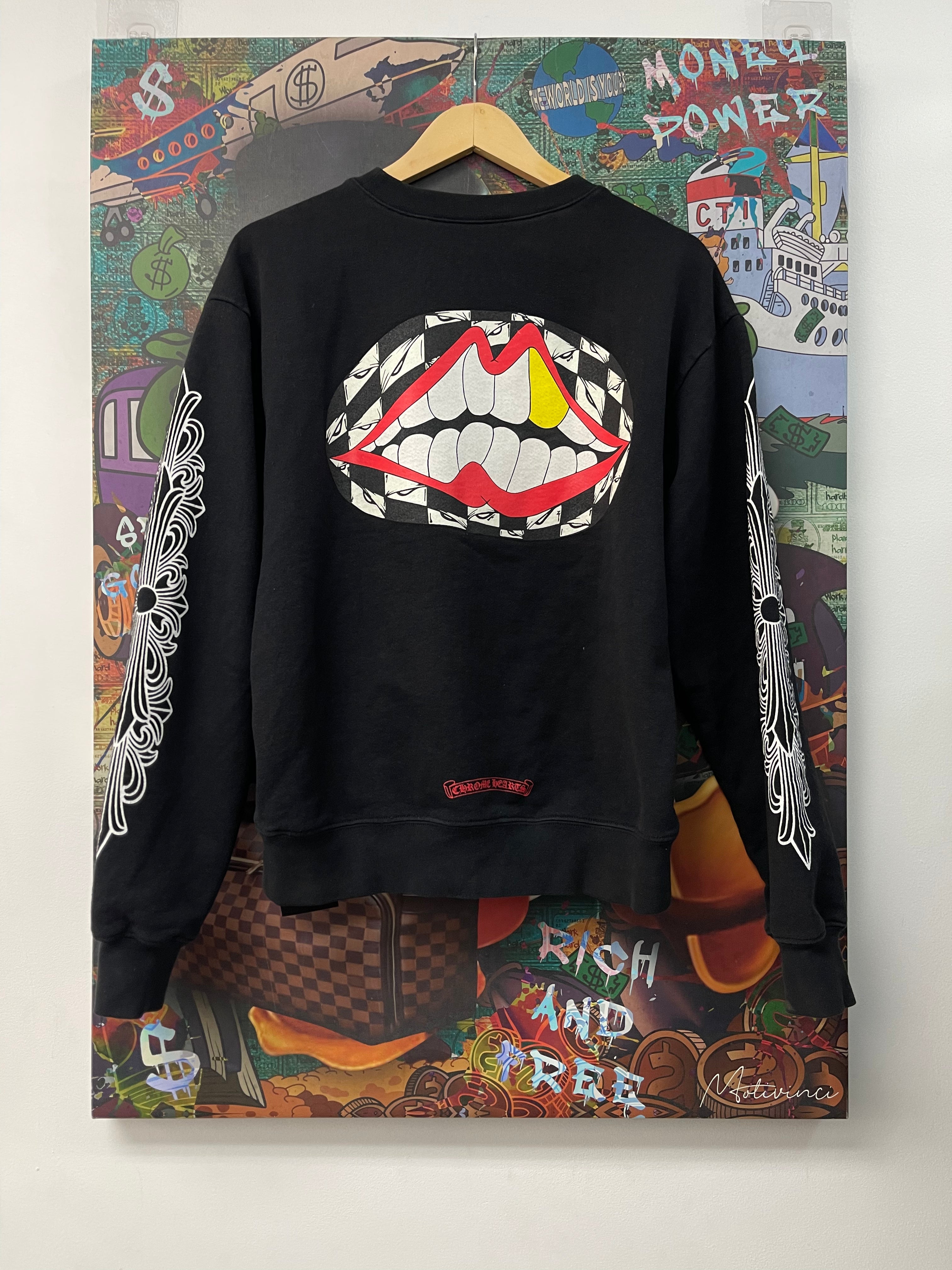 Chrome Hearts Matty Boy Chomper Floral Crewneck