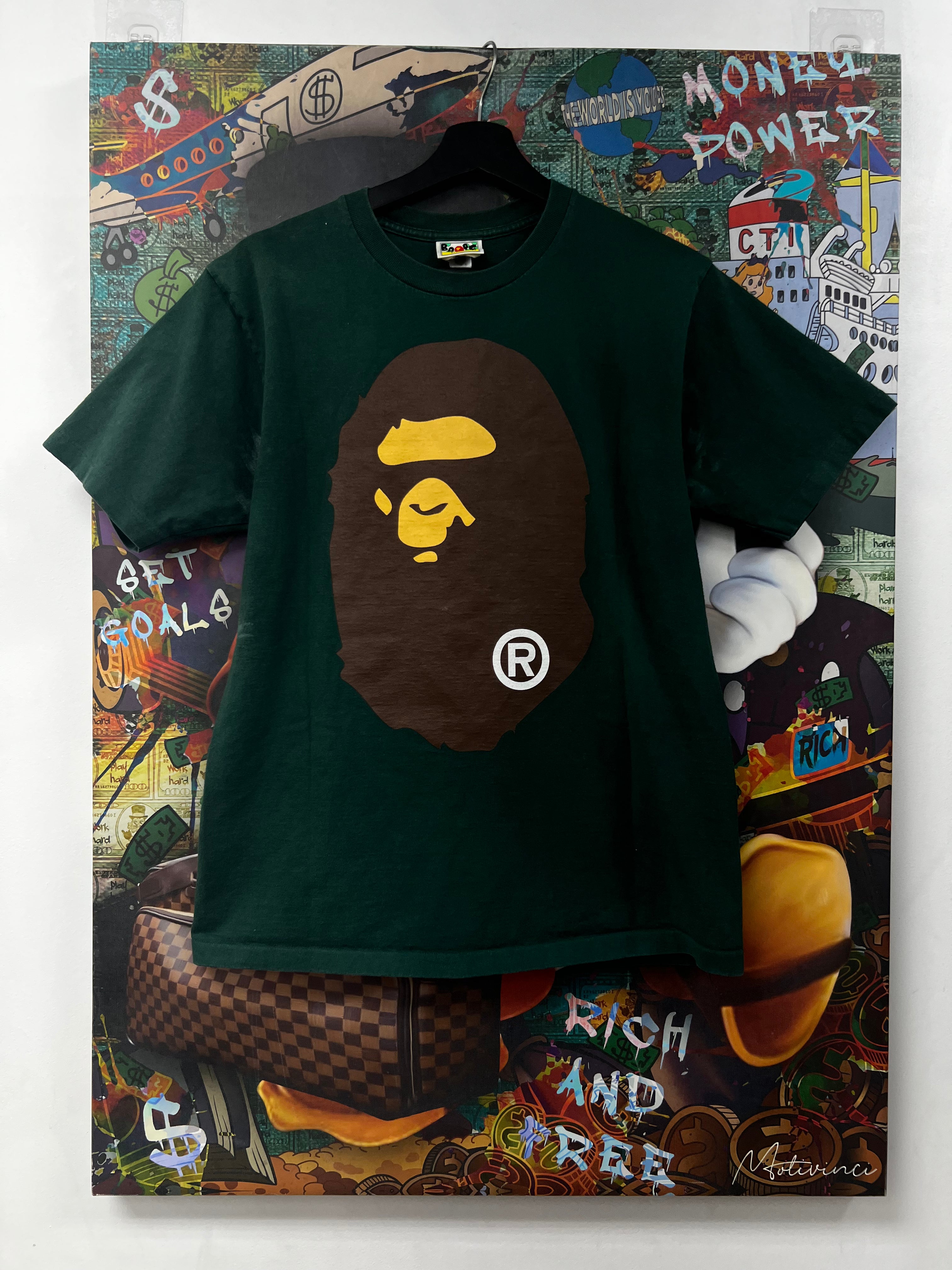 BAPE Green Head Tee
