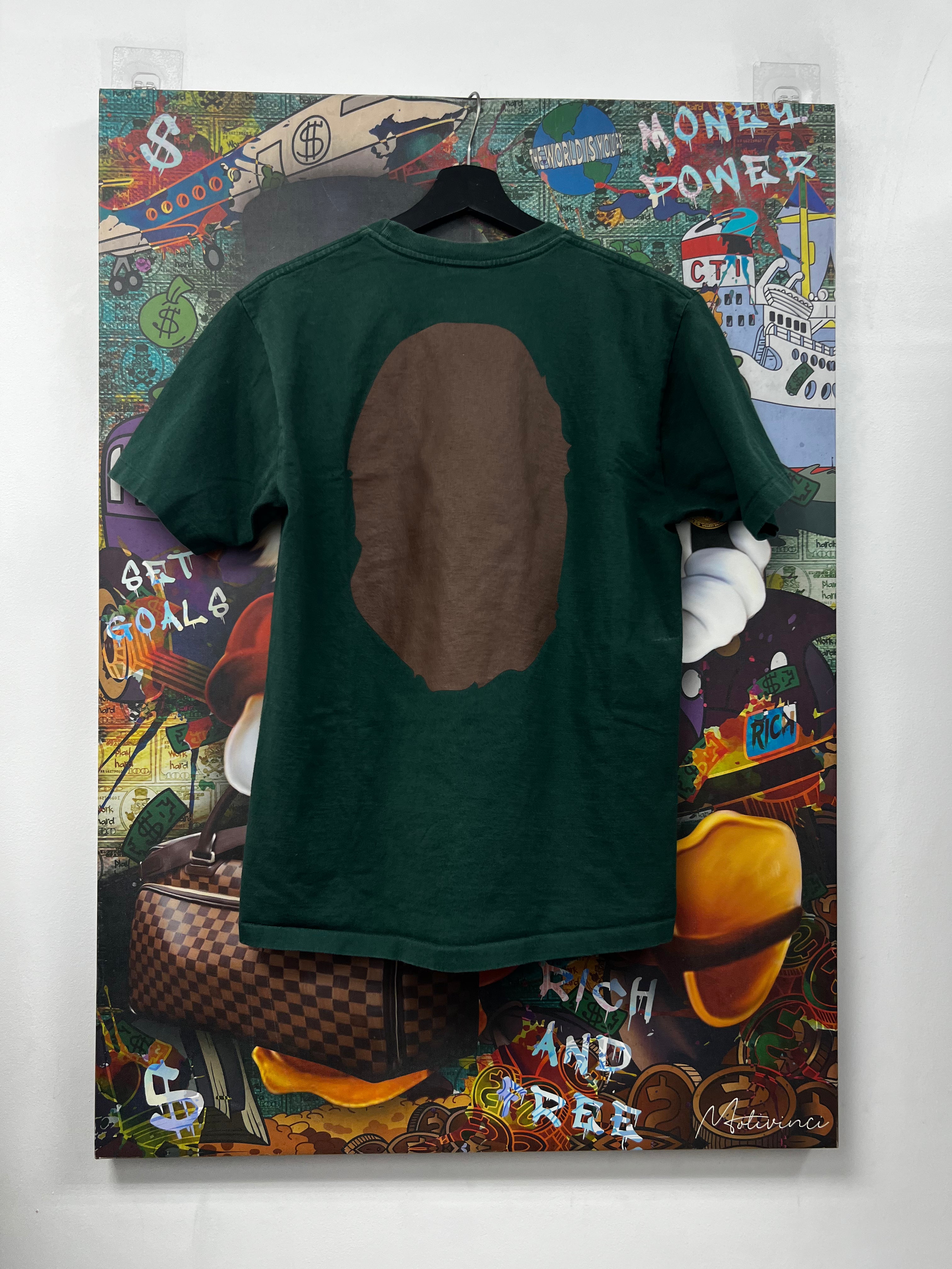 BAPE Green Head Tee