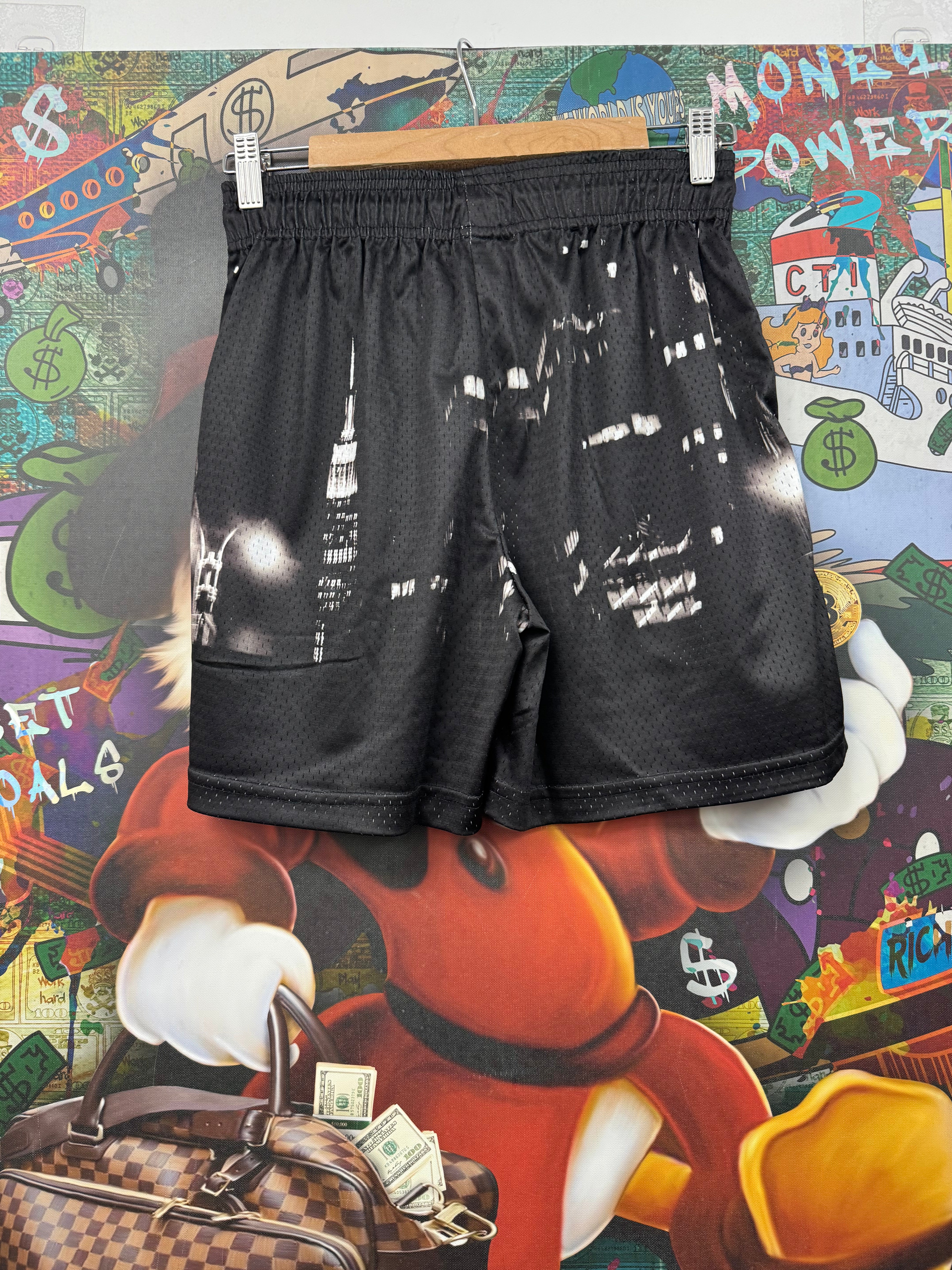 Eric Emanuel Black Skyline Shorts