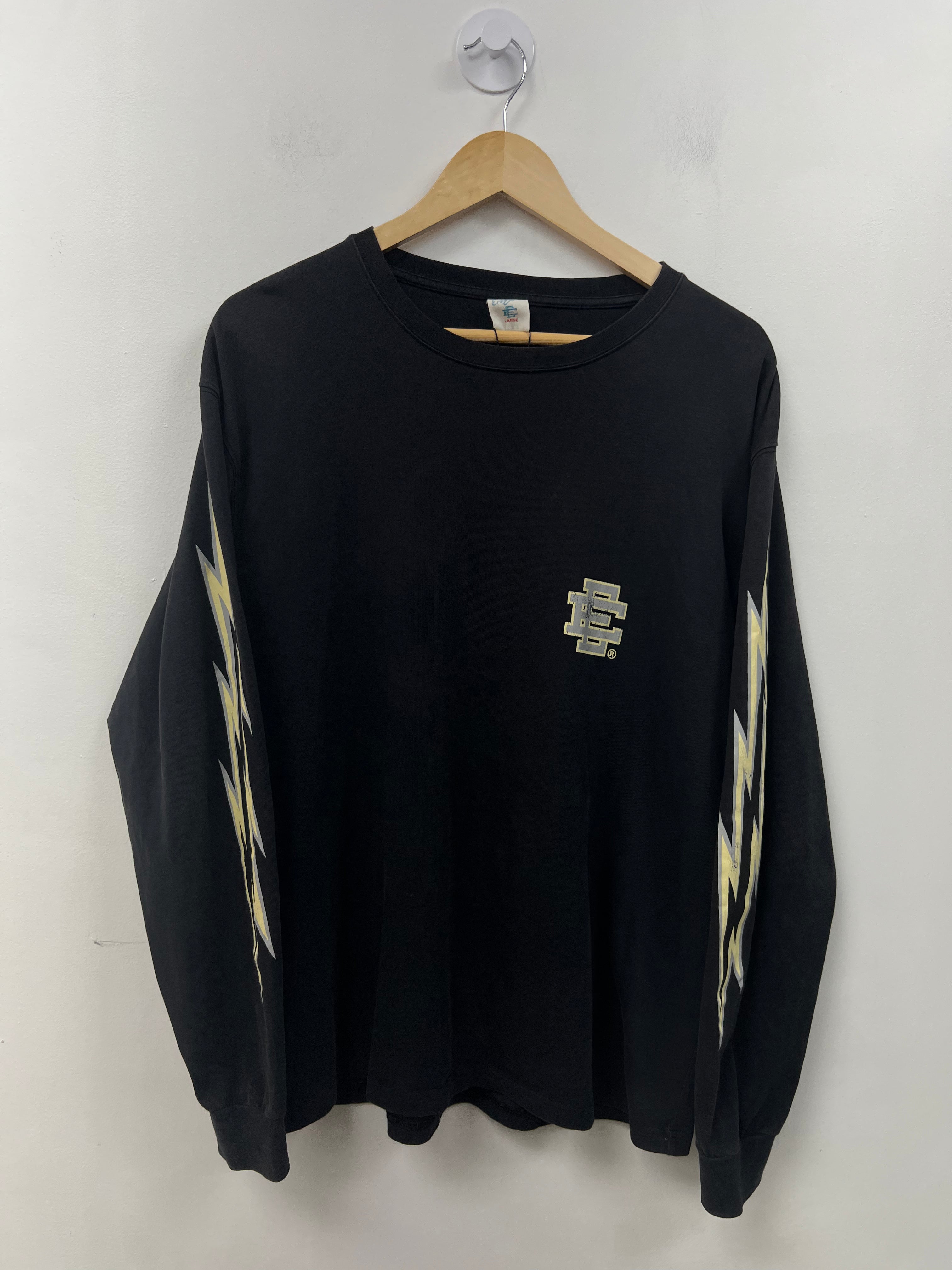 Eric Emanuel LS Black Yellow Thunder Tee