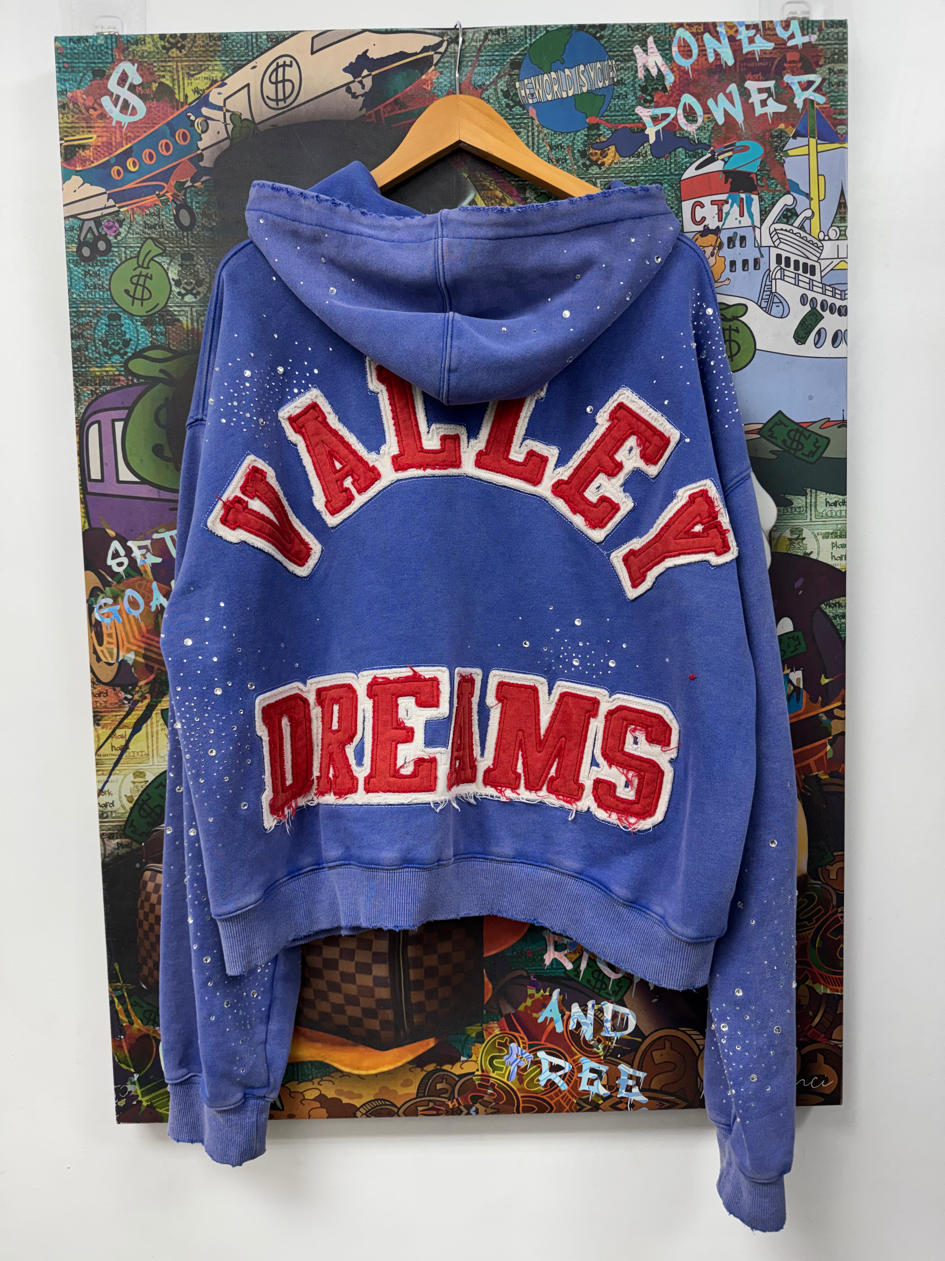 Vale Blue Cluster Zip Up