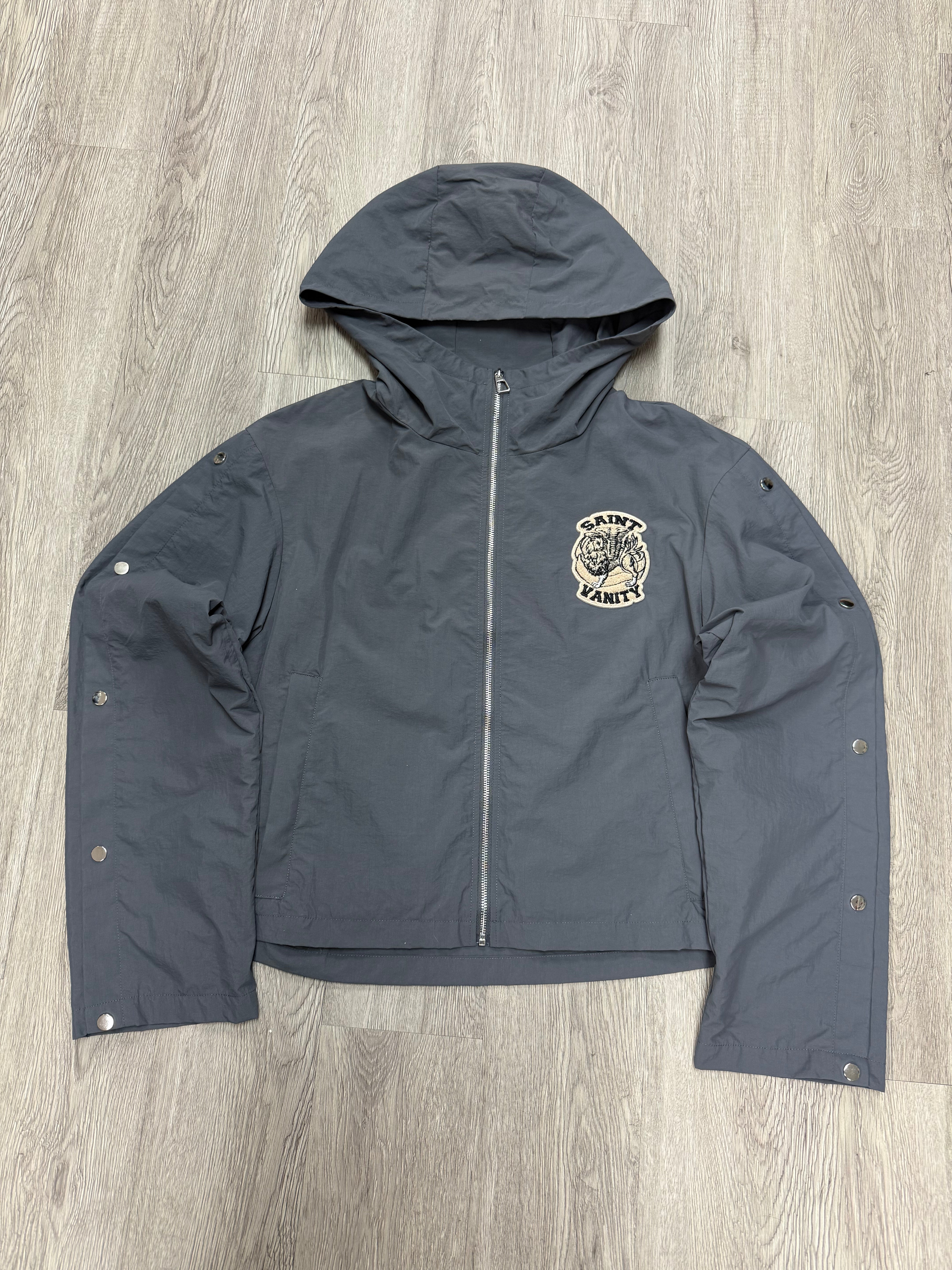 Saint Vanity Nylon Track Top Grey (S-XXL) New