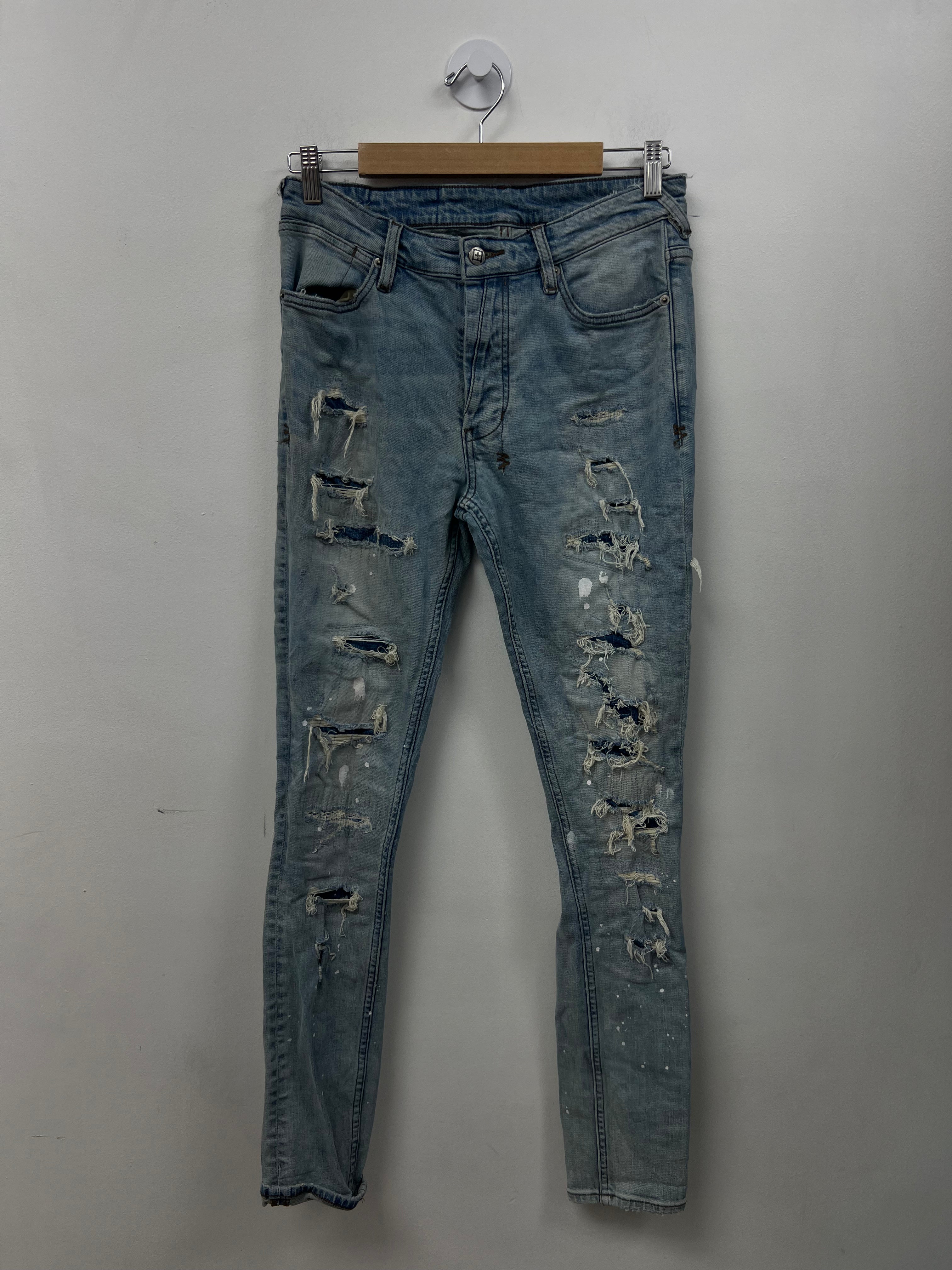 Ksubi Light Wash Patchwork Jeans